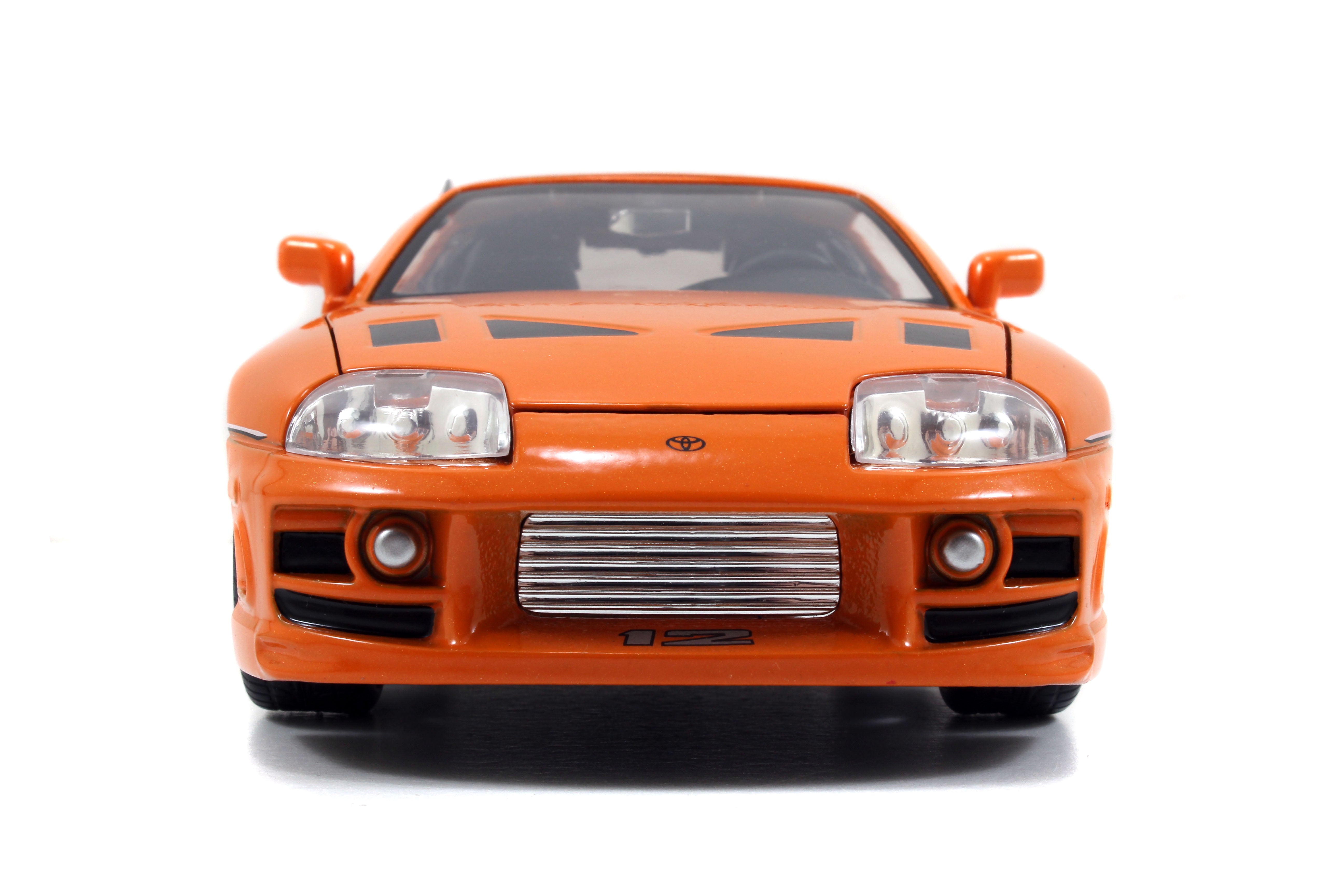 Jada Toys - Fast & Furious Brian's Toyota Supra 1:24 Die-Cast - Metallic Orange