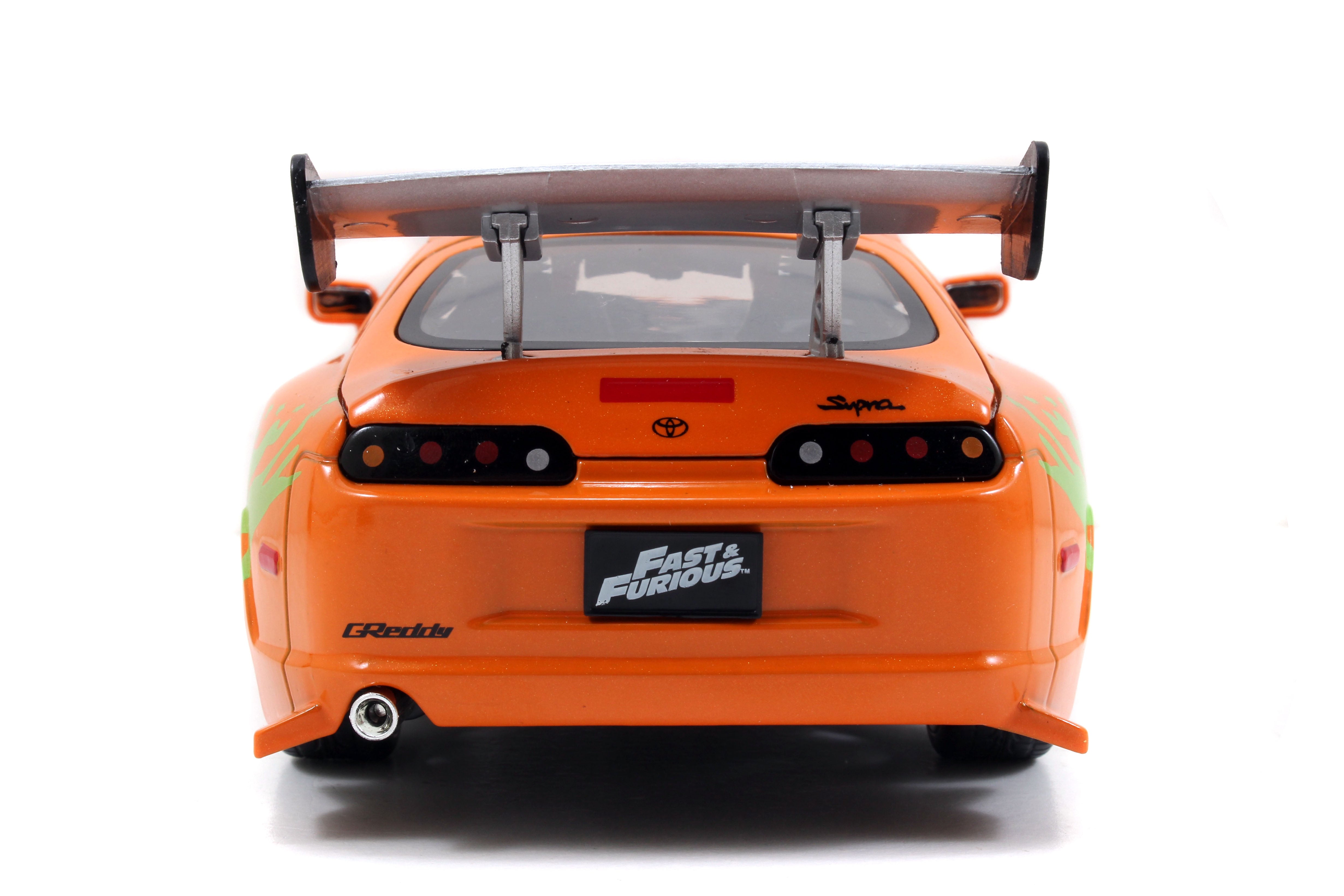 Jada Toys - Fast & Furious Brian's Toyota Supra 1:24 Die-Cast - Metallic Orange