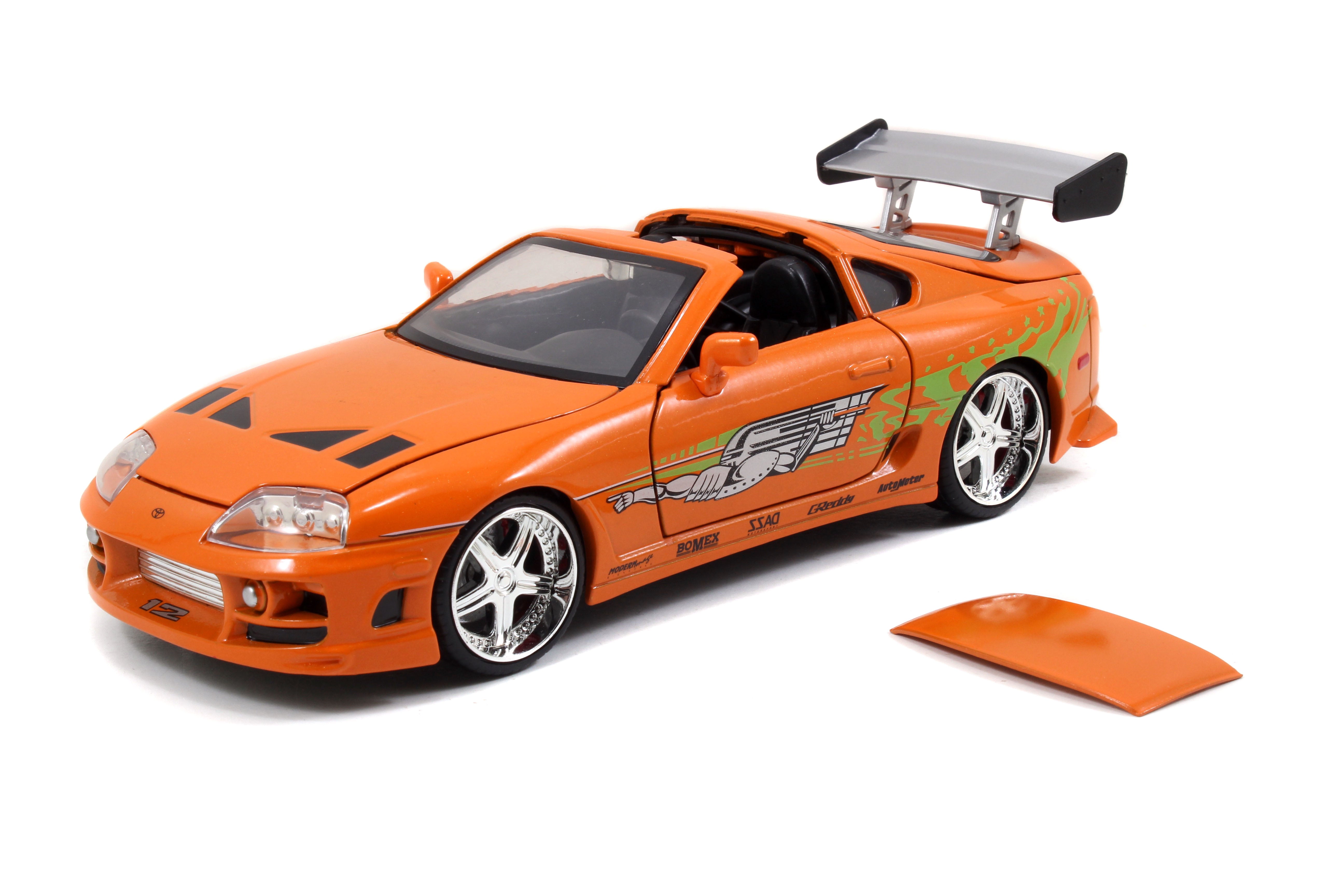 Jada Toys - Fast & Furious Brian's Toyota Supra 1:24 Die-Cast - Metallic Orange