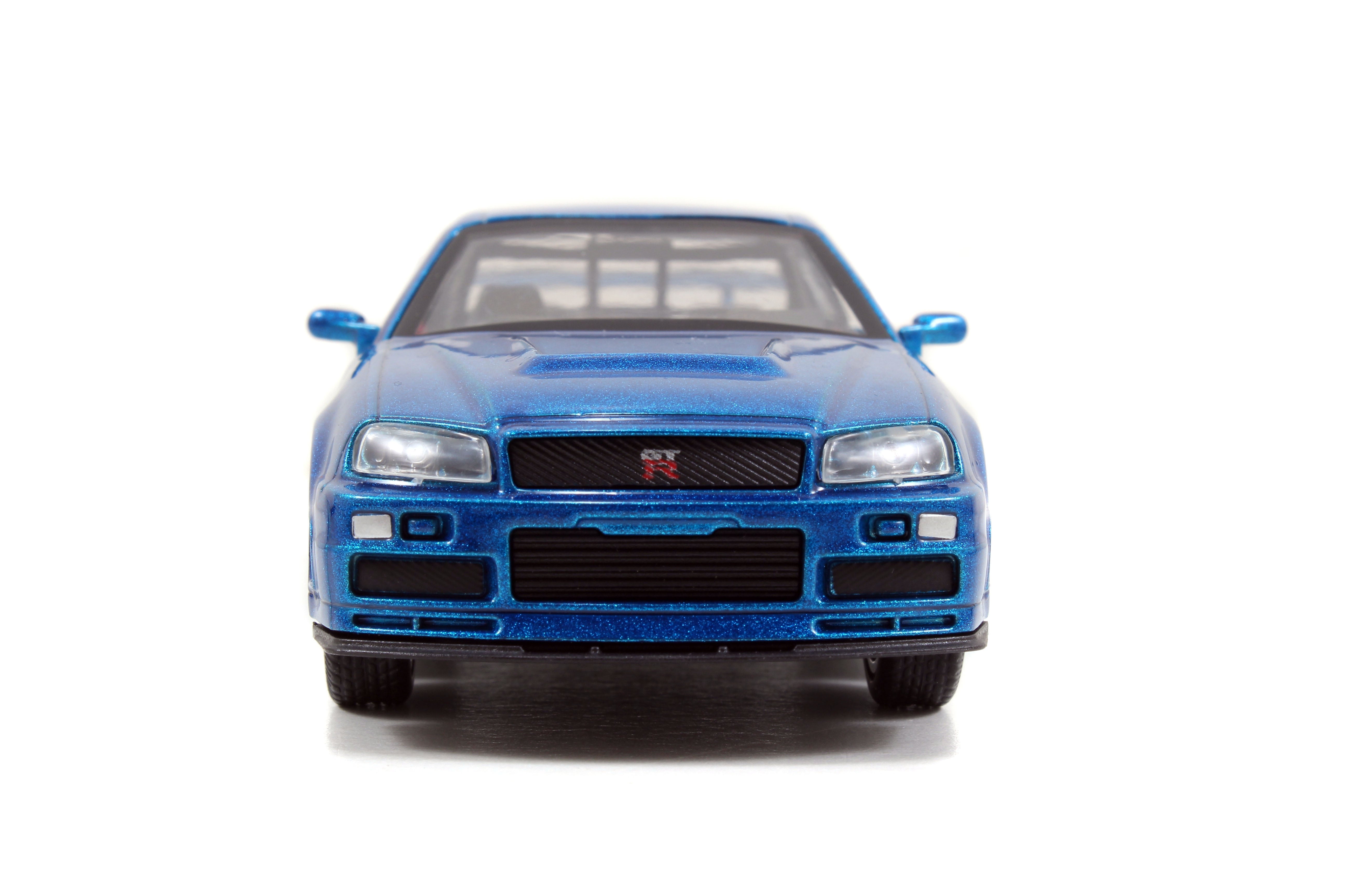 Jada Toys - Fast & Furious Brian's Nissan Skyline GT-R (R34) 1:32 Die-Cast - C.Blue