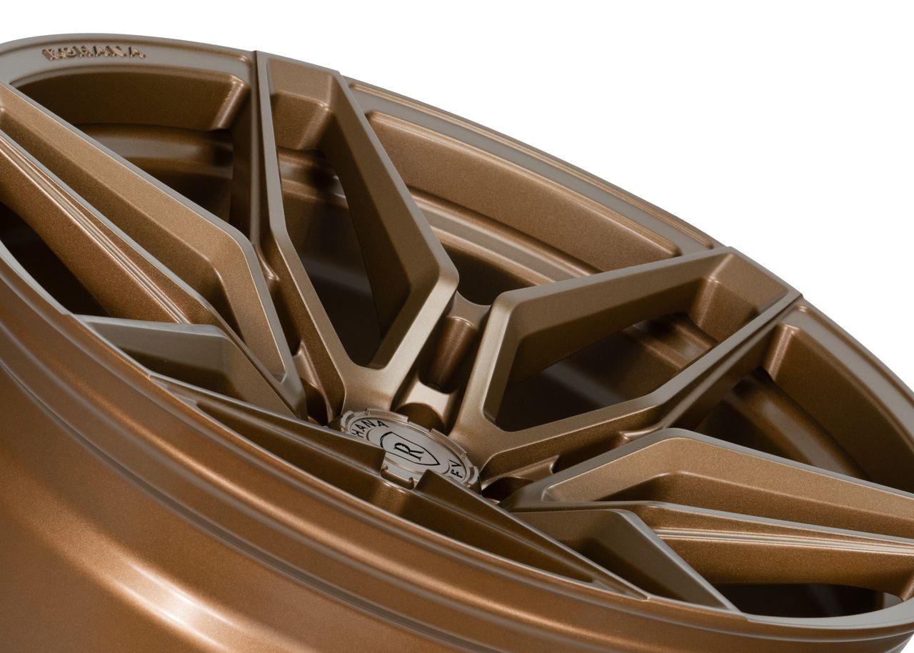 22x9.5 Rohana RFV2 Matte Bronze (Cross Forged) 6x135 0mm