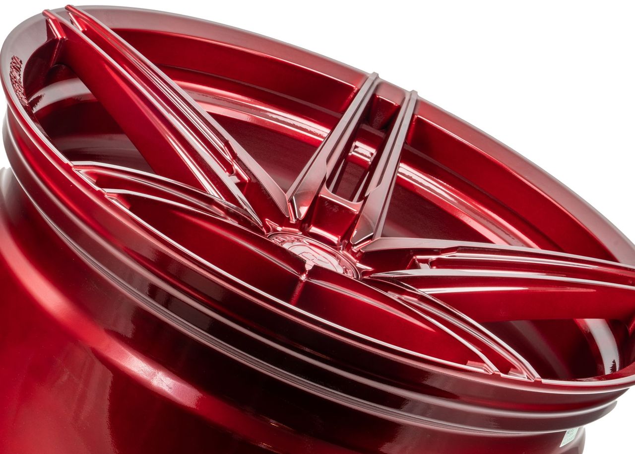 20x11 Rohana RFX15 Gloss Red (Cross Forged) (Super Deep Concave) 5x112 30mm