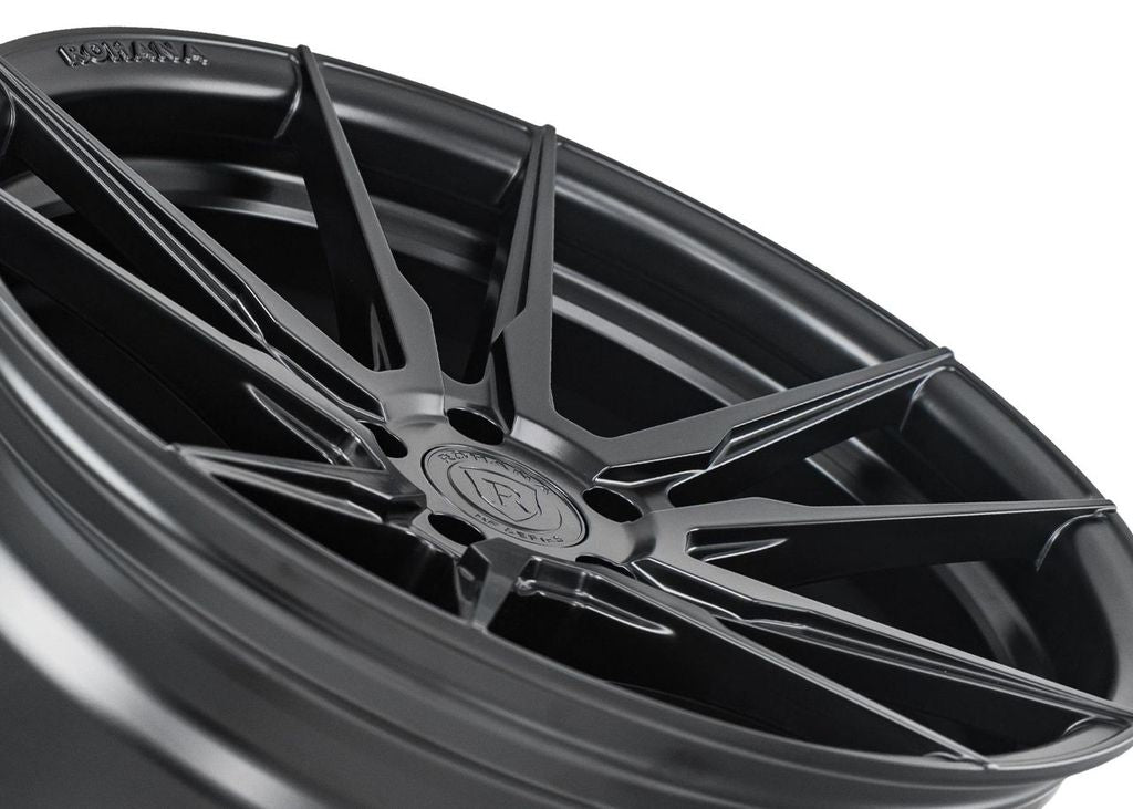 22x10.5 Rohana RFX2 Matte Black (Cross Forged) 5x130 28mm