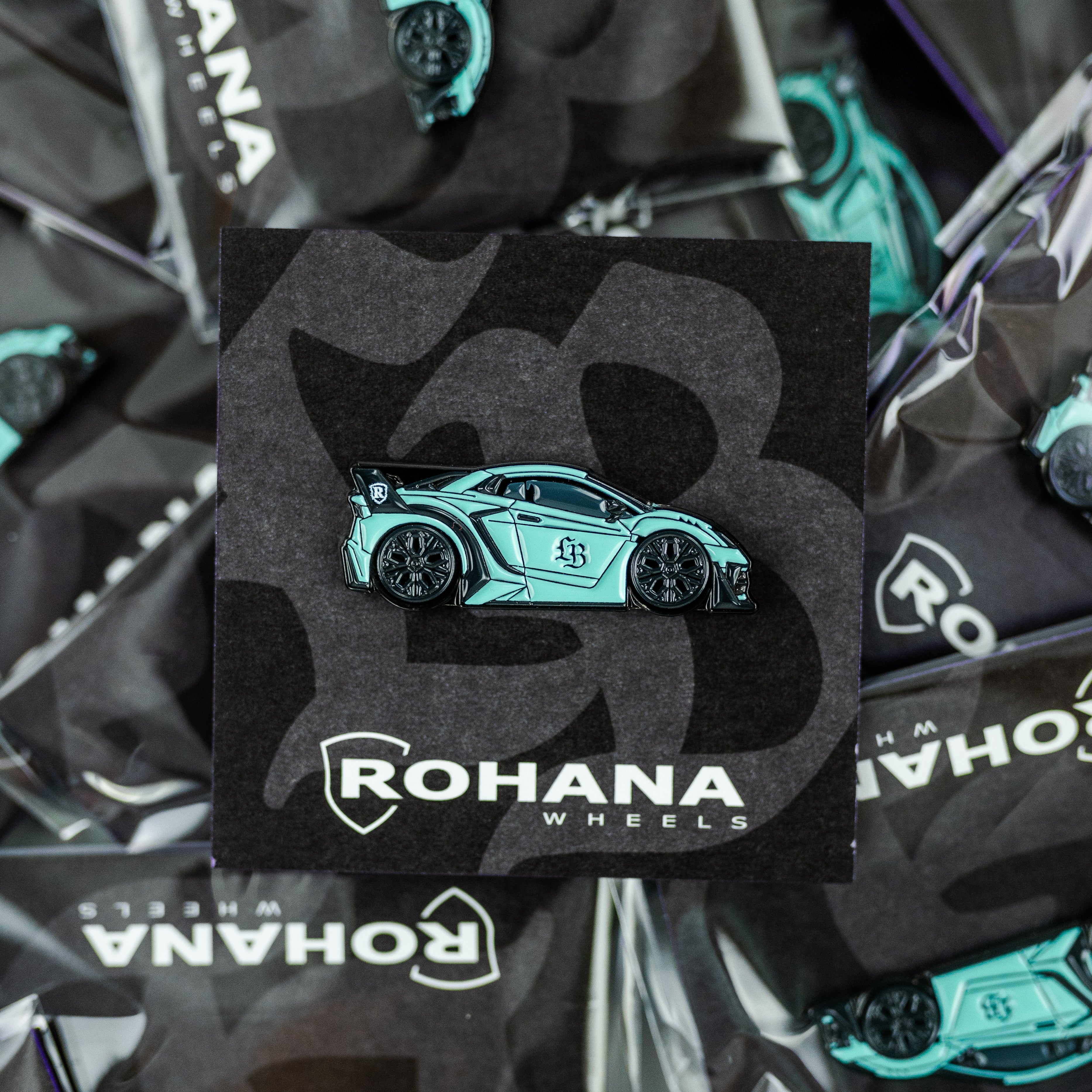 Rohana X LBWK Lamborghini Collab Pin