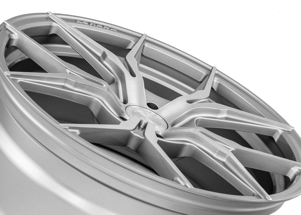 22x9 Rohana RFX5 Brushed Titanium (Cross Forged) 5x112 30mm