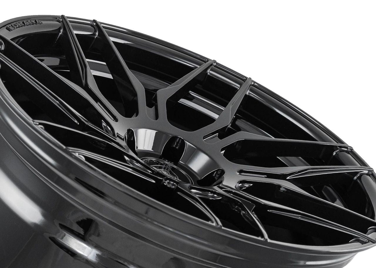 20x12 Rohana RFX7 Gloss Black (True Directional) (Cross Forged) (Left) 5x120 45mm