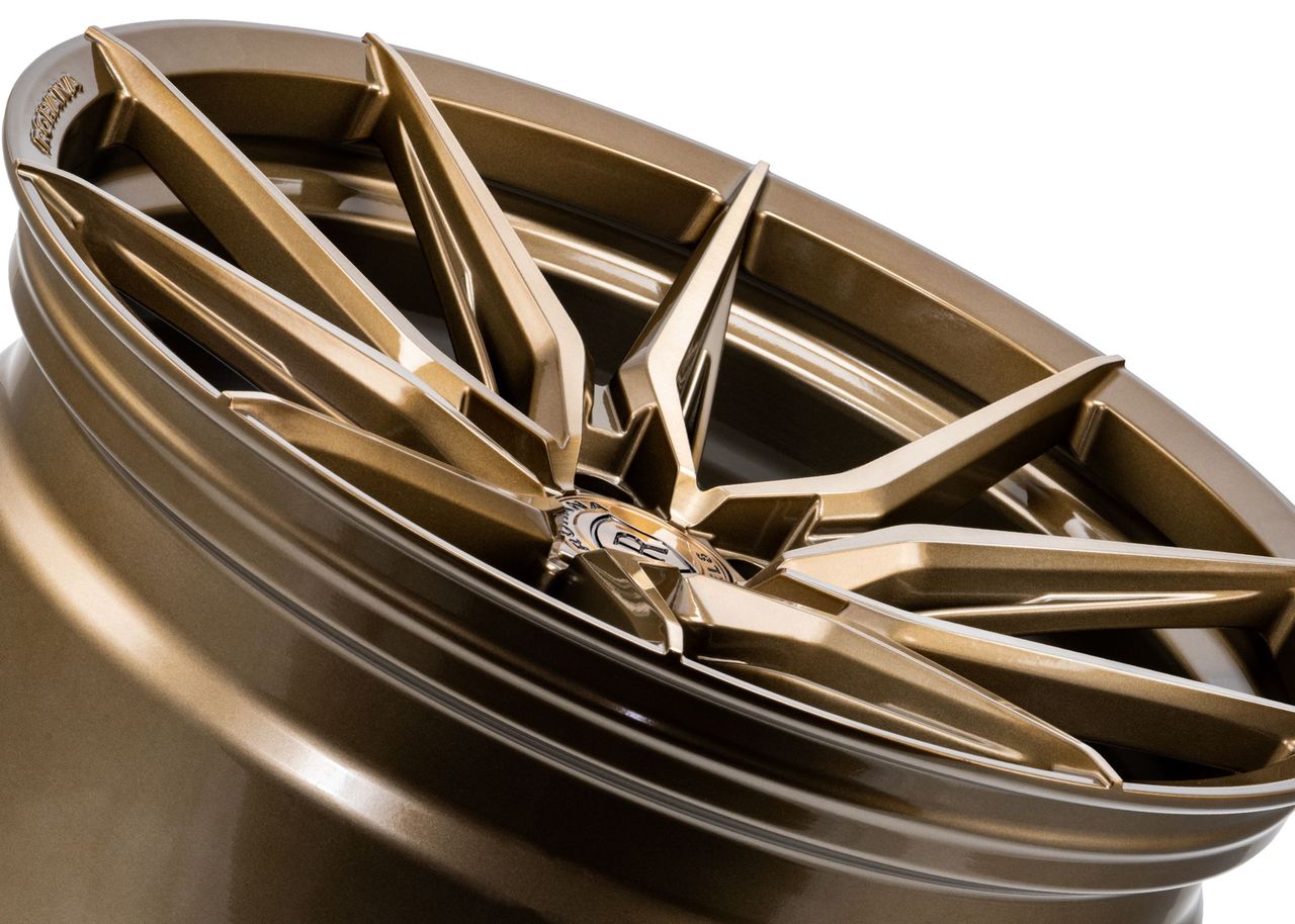 20x10 Rohana RFX13 Brushed Bronze (Cross Forged) (Deep Concave) 5x4.5/114.3 22mm