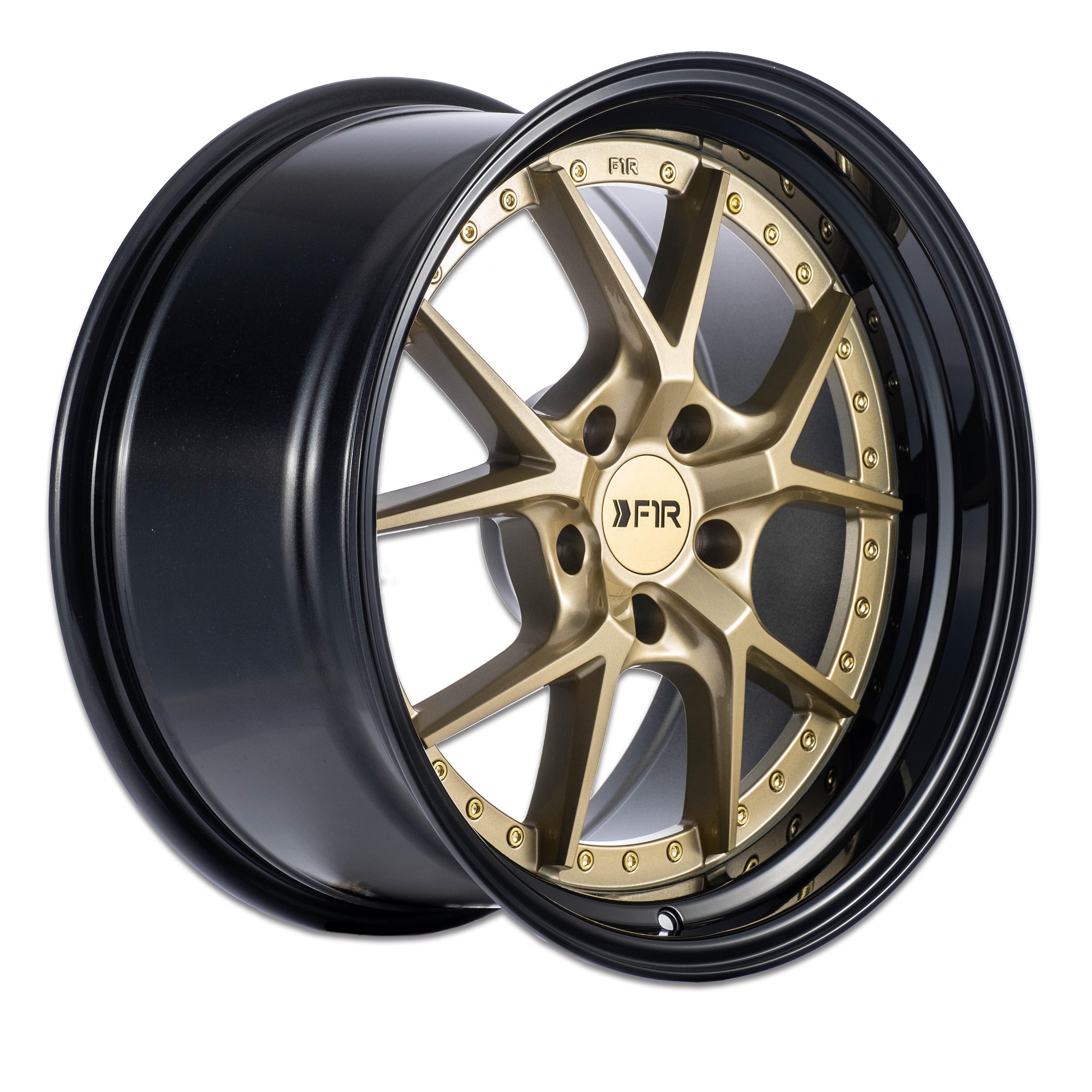 F1R  F105 Gold / Black Lip