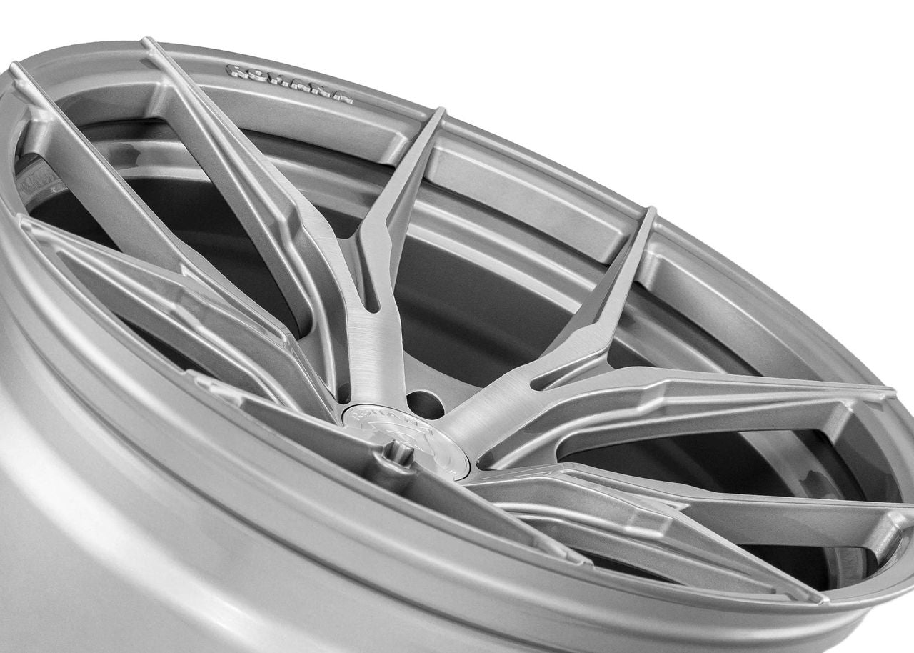 20x11 Rohana RFX5 Brushed Titanium (Cross Forged) 5x112 30mm