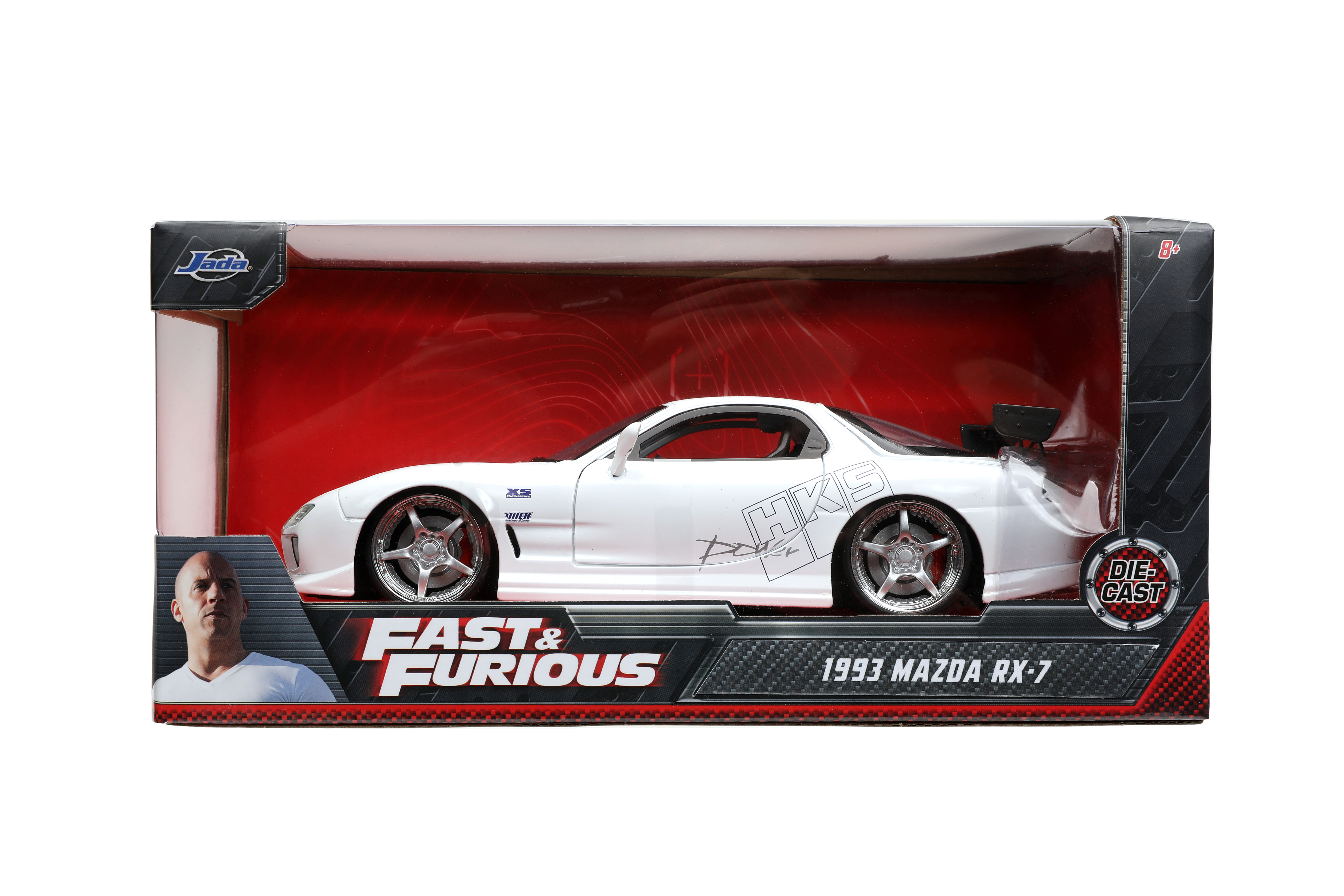 Jada Toys - Fast & Furious 1993 Mazda RX-7 1:24 Die-Cast - White