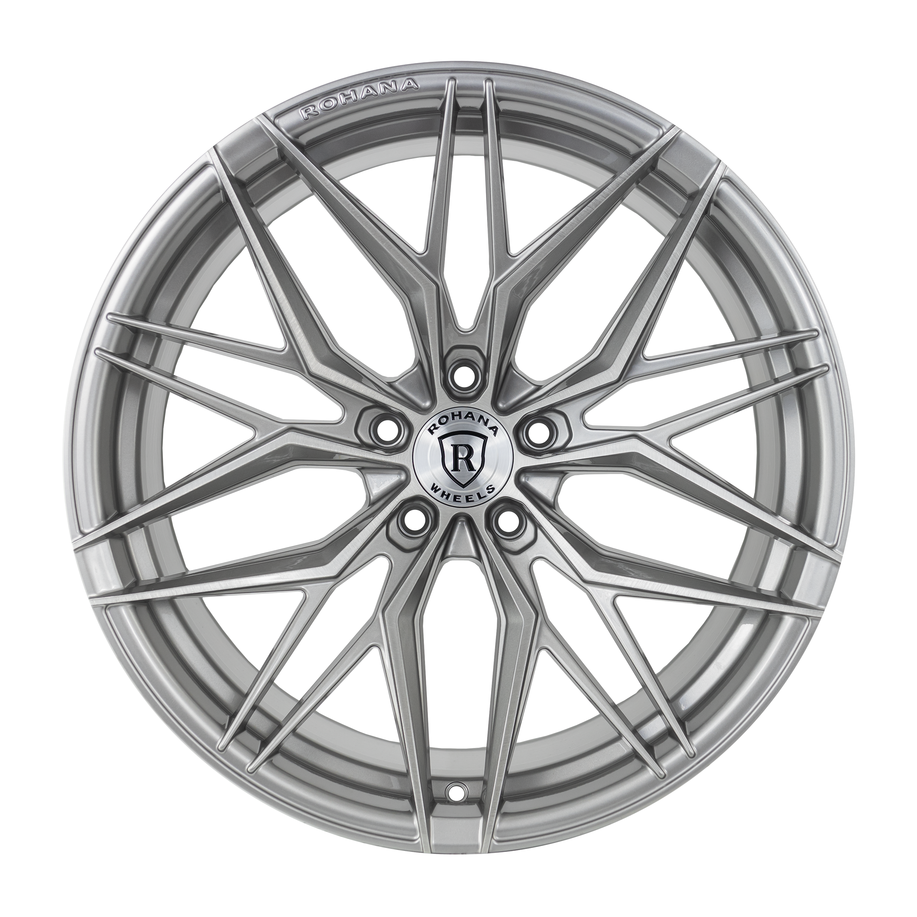 22x10.5 Rohana RFX17 Brushed Titanium (Cross Forged) 5x120 20mm