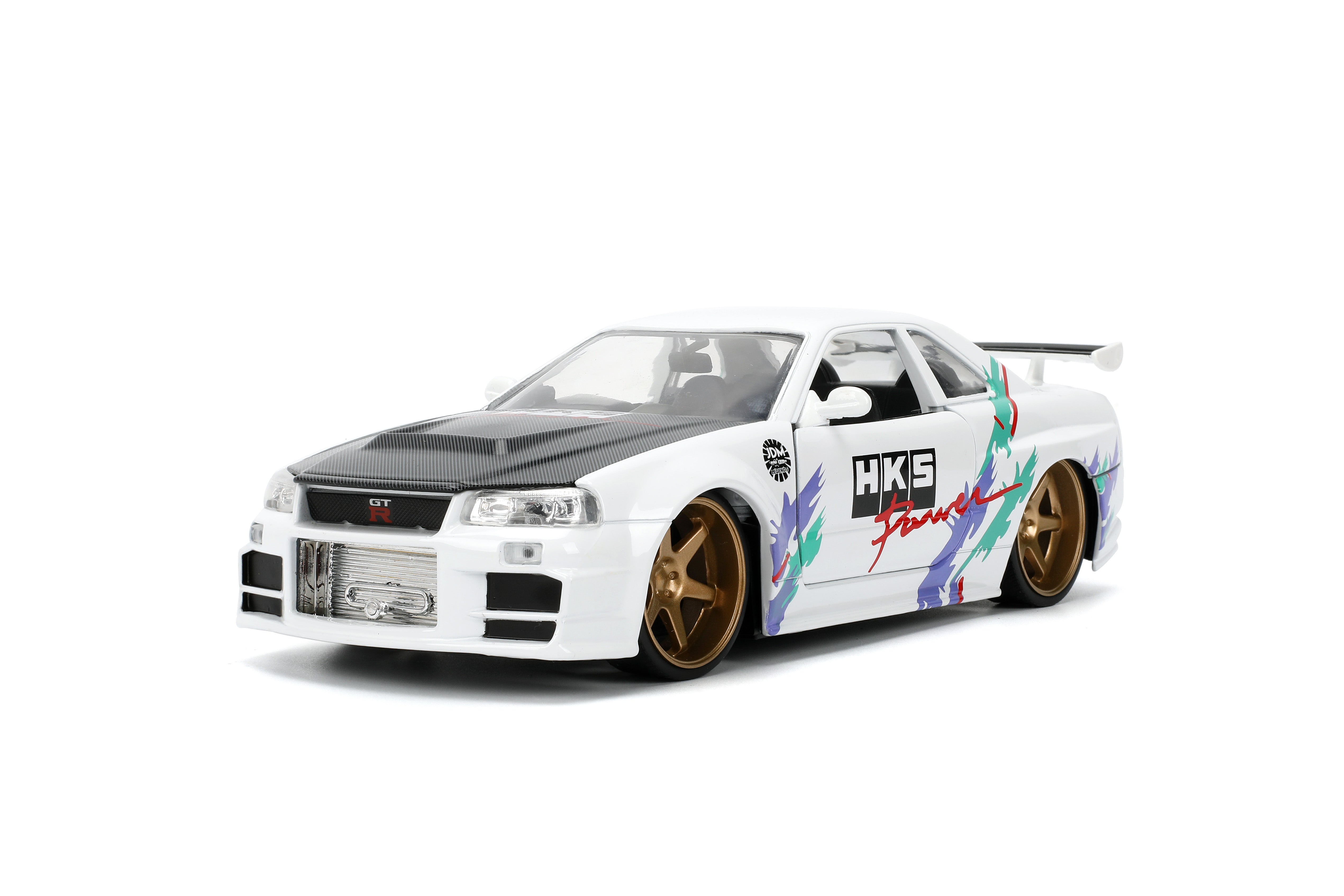 Jada Toys - JDM 2002 Nissan Skyline GT-R (R34) 1:24 Die-Cast