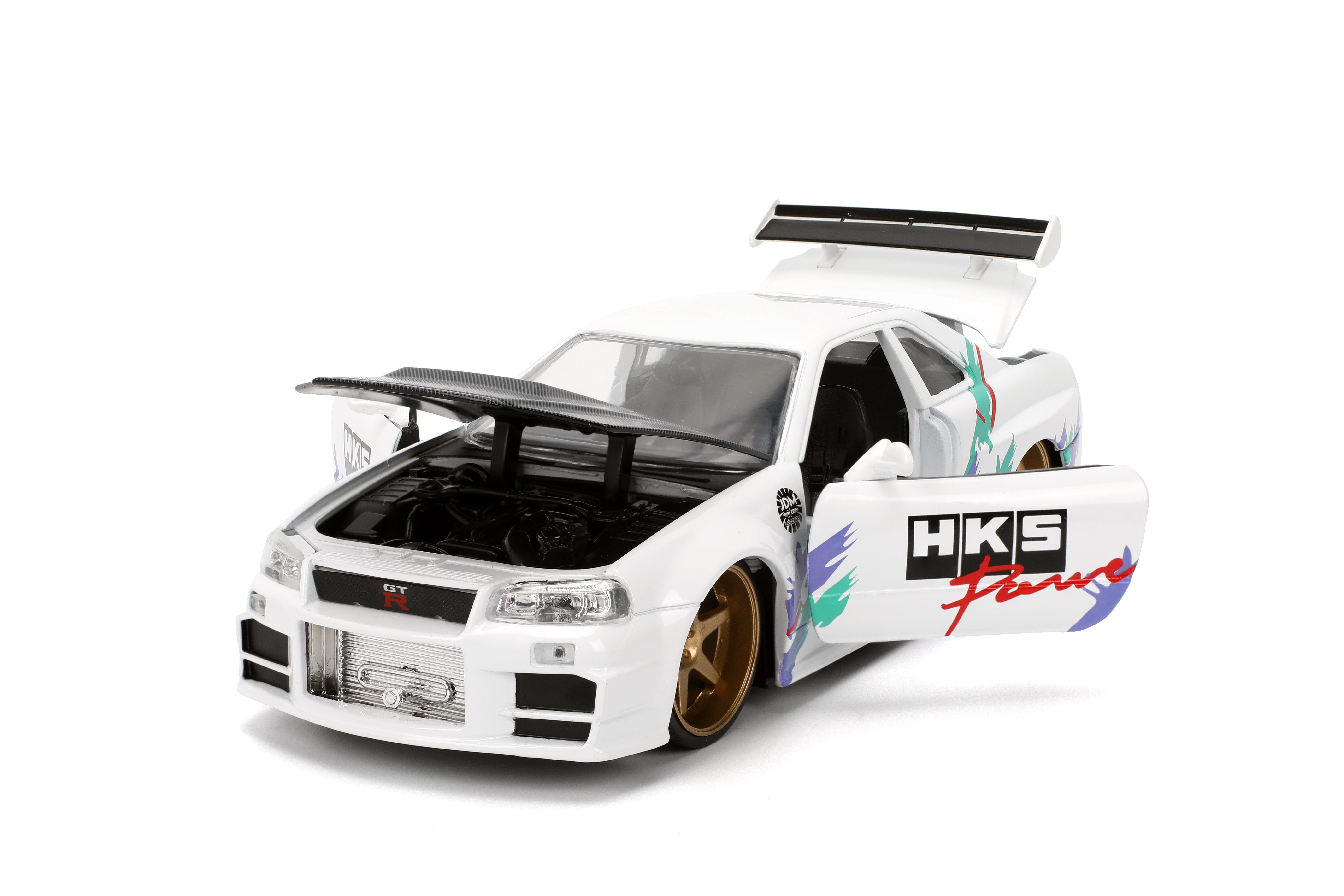 Jada Toys - JDM 2002 Nissan Skyline GT-R (R34) 1:24 Die-Cast