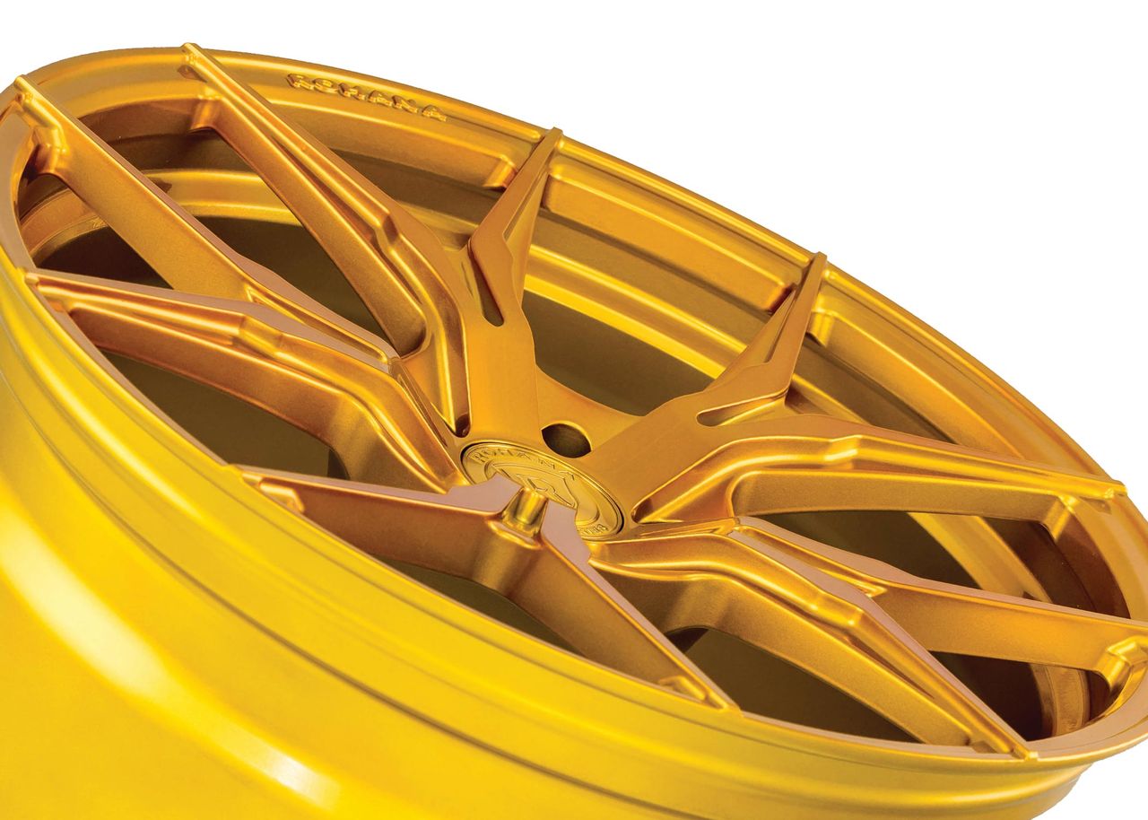 20x10 Rohana RFX5 Gloss Gold (Cross Forged) 5x120 22mm