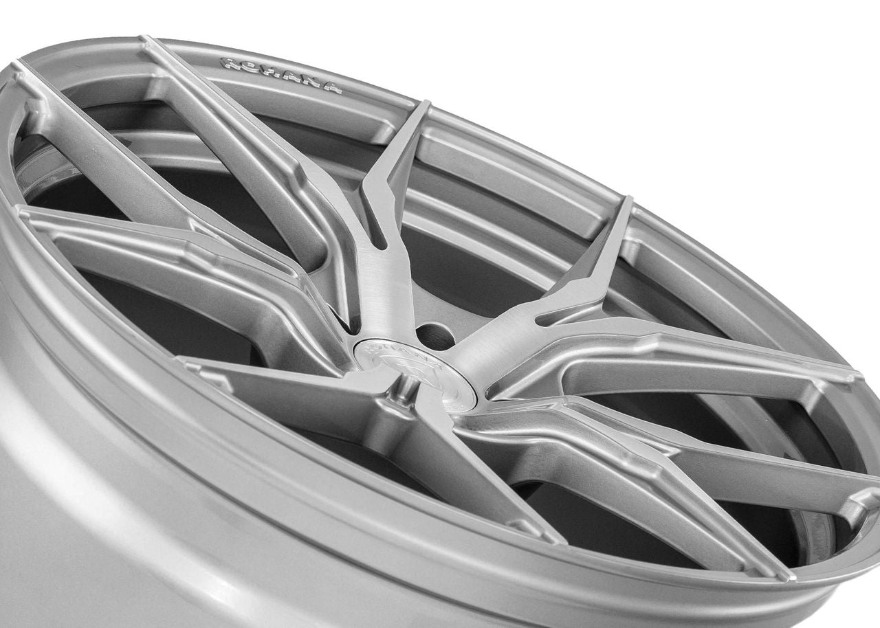 22x10.5 Rohana RFX5 Brushed Titanium (Cross Forged) 5x112 40mm