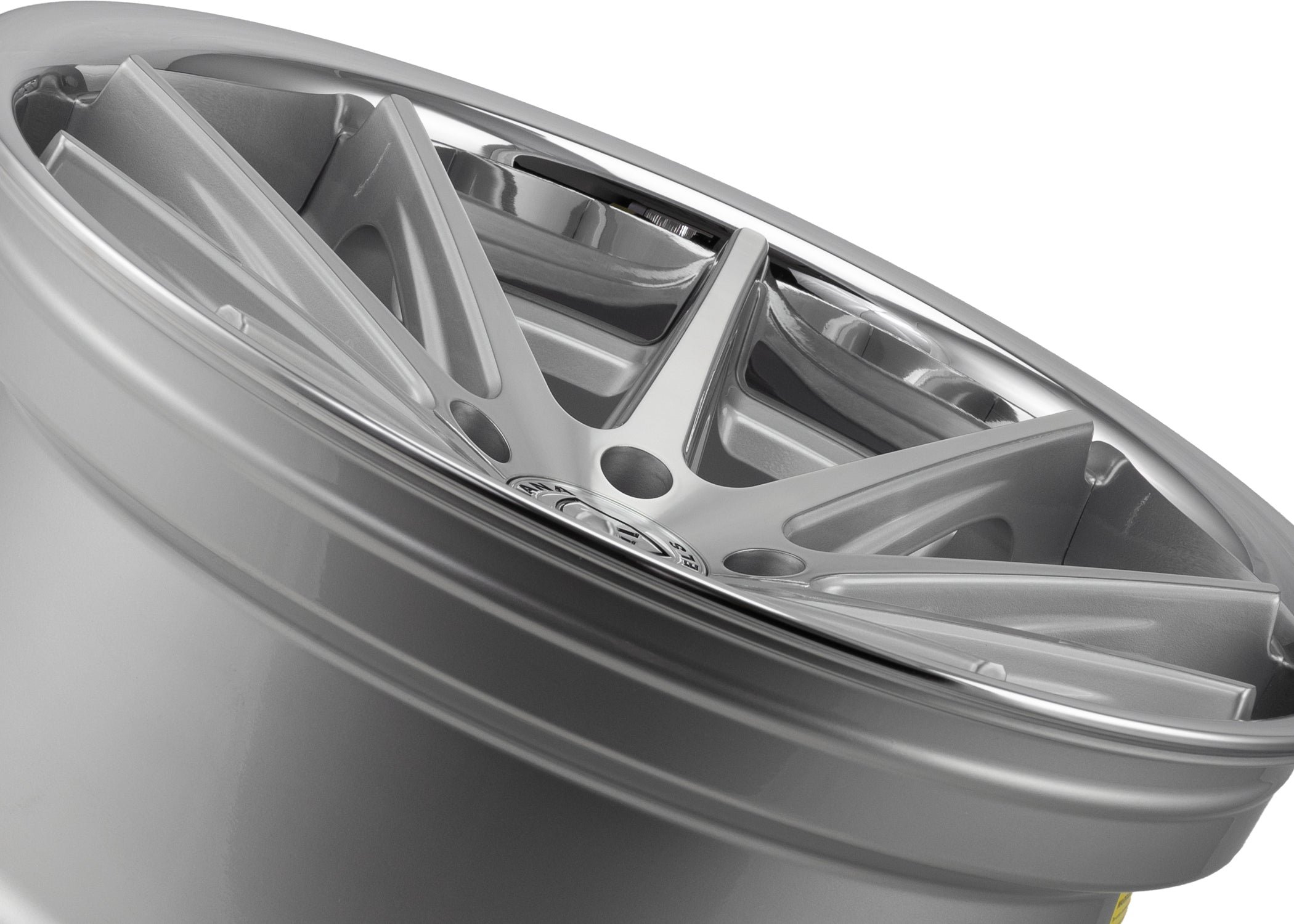 19x10.5 Rohana RFC10 Silver Machined w/ Chrome Stainless Steel Lip (Mid Concave) (Flow Formed) 5x4.5/114.3 45mm