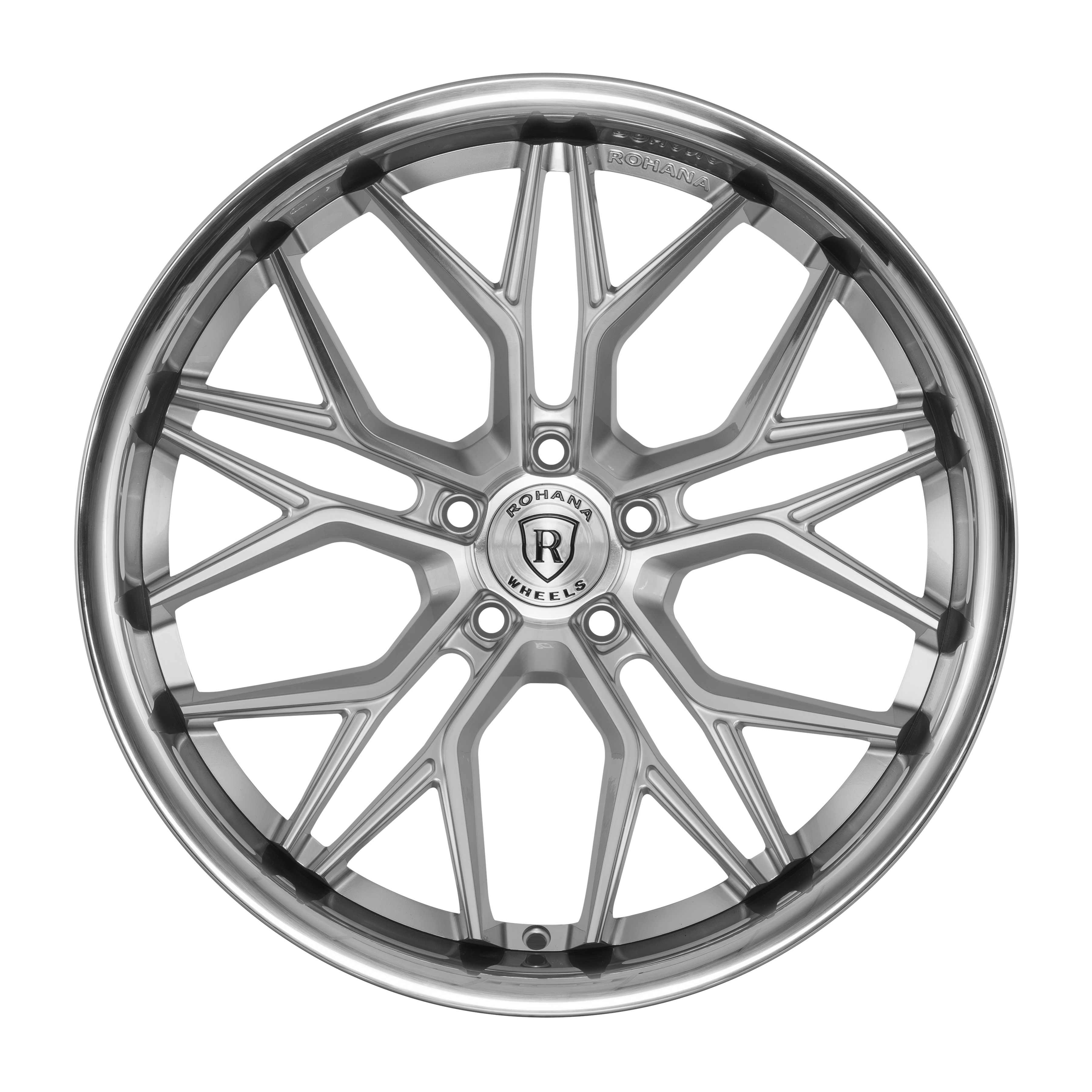 20x9 Rohana RFC3 Machine Silver/Chrome Lip (Cross Forged) 5x112 35mm