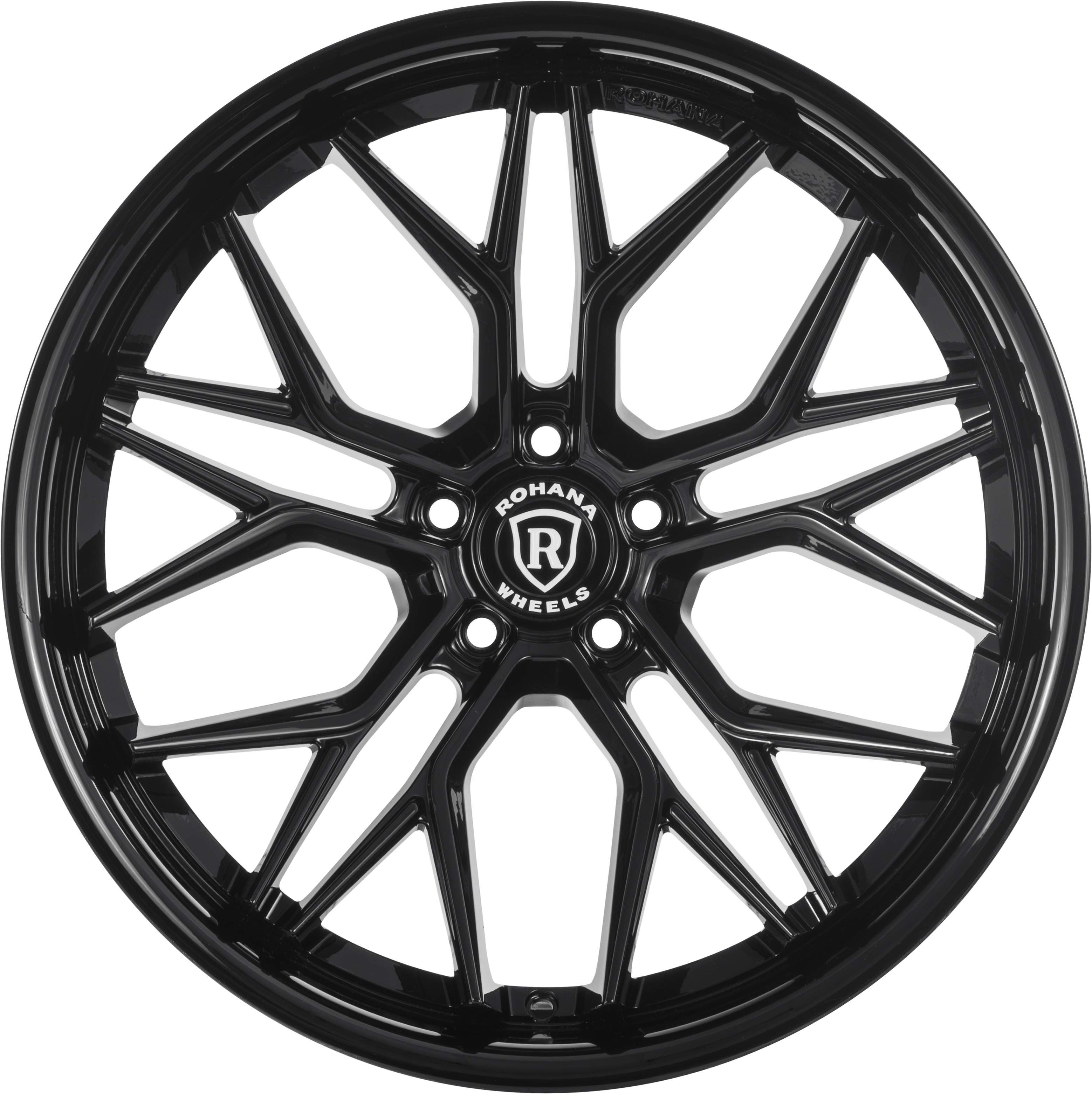 20x11 Rohana RFC3 Gloss Black (Cross Forged) 5x130 48mm