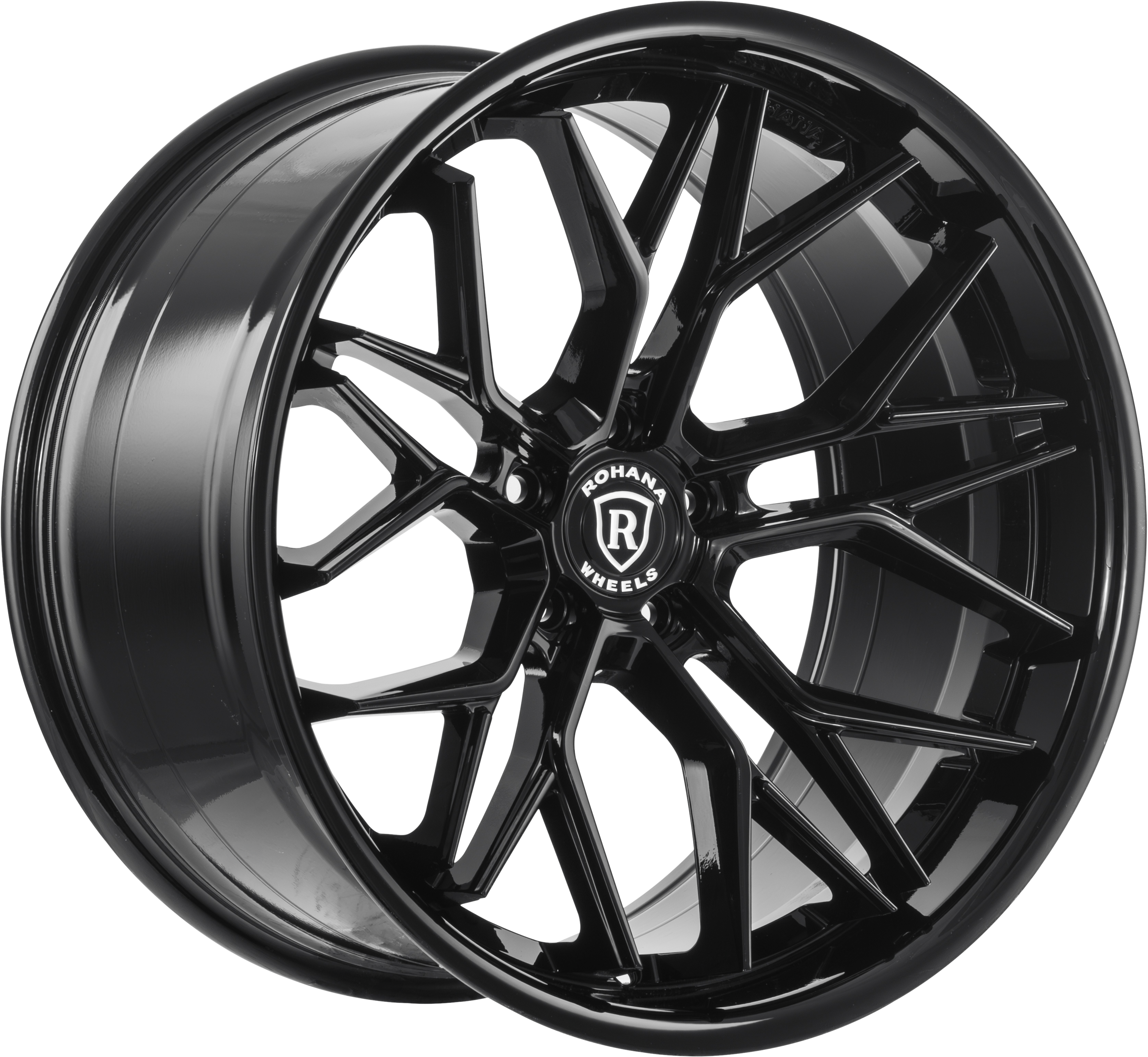 20x11 Rohana RFC3 Gloss Black (Cross Forged) 5x130 48mm