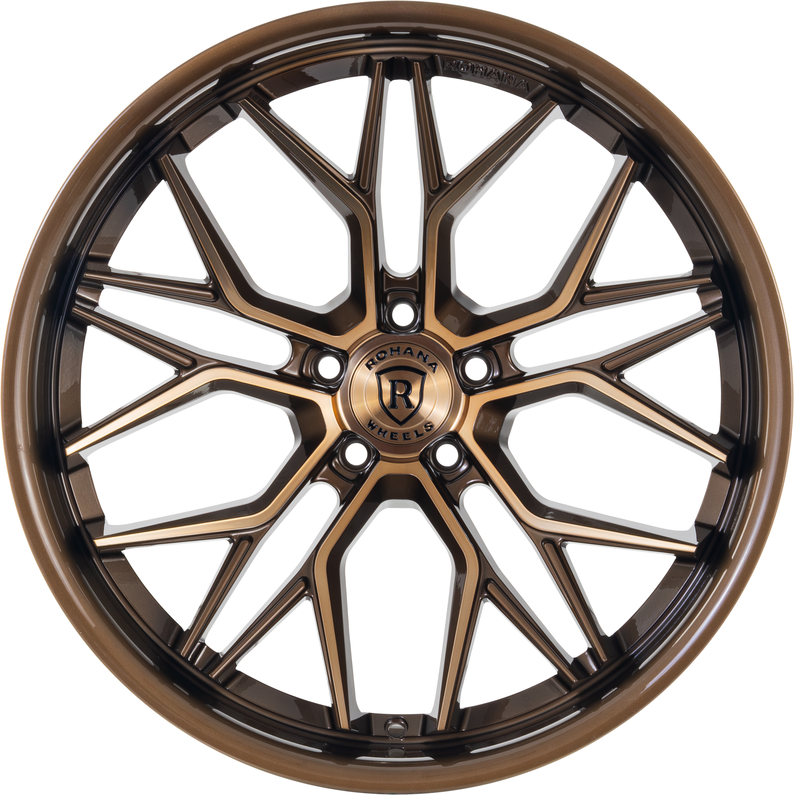 20x10 Rohana RFC3 Machine Bronze (Cross Forged) 5x114 22mm