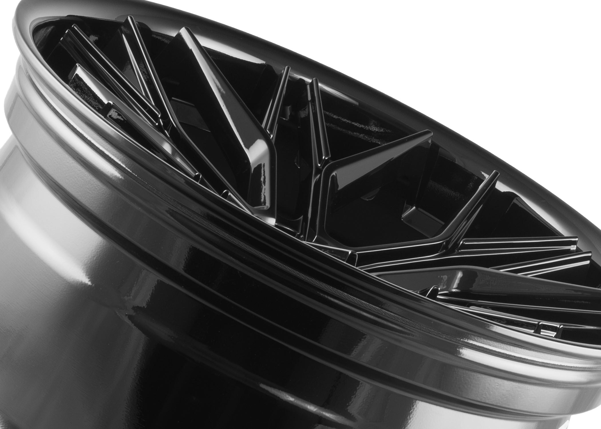 20x11 Rohana RFC3 Gloss Black (Cross Forged) 5x112 28mm