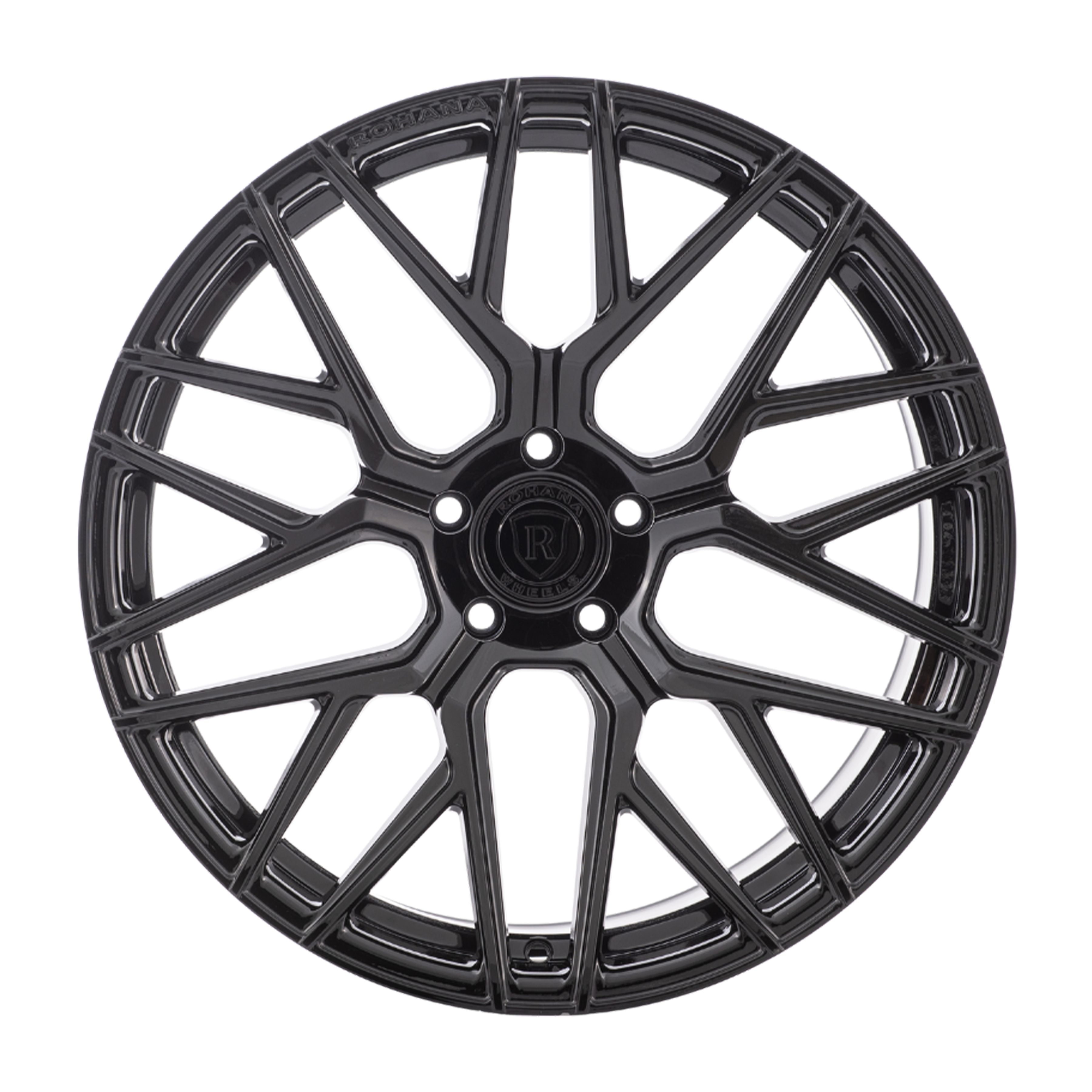 20x9 Rohana RFX10 Gloss Black (Cross Forged) 5x112 35mm