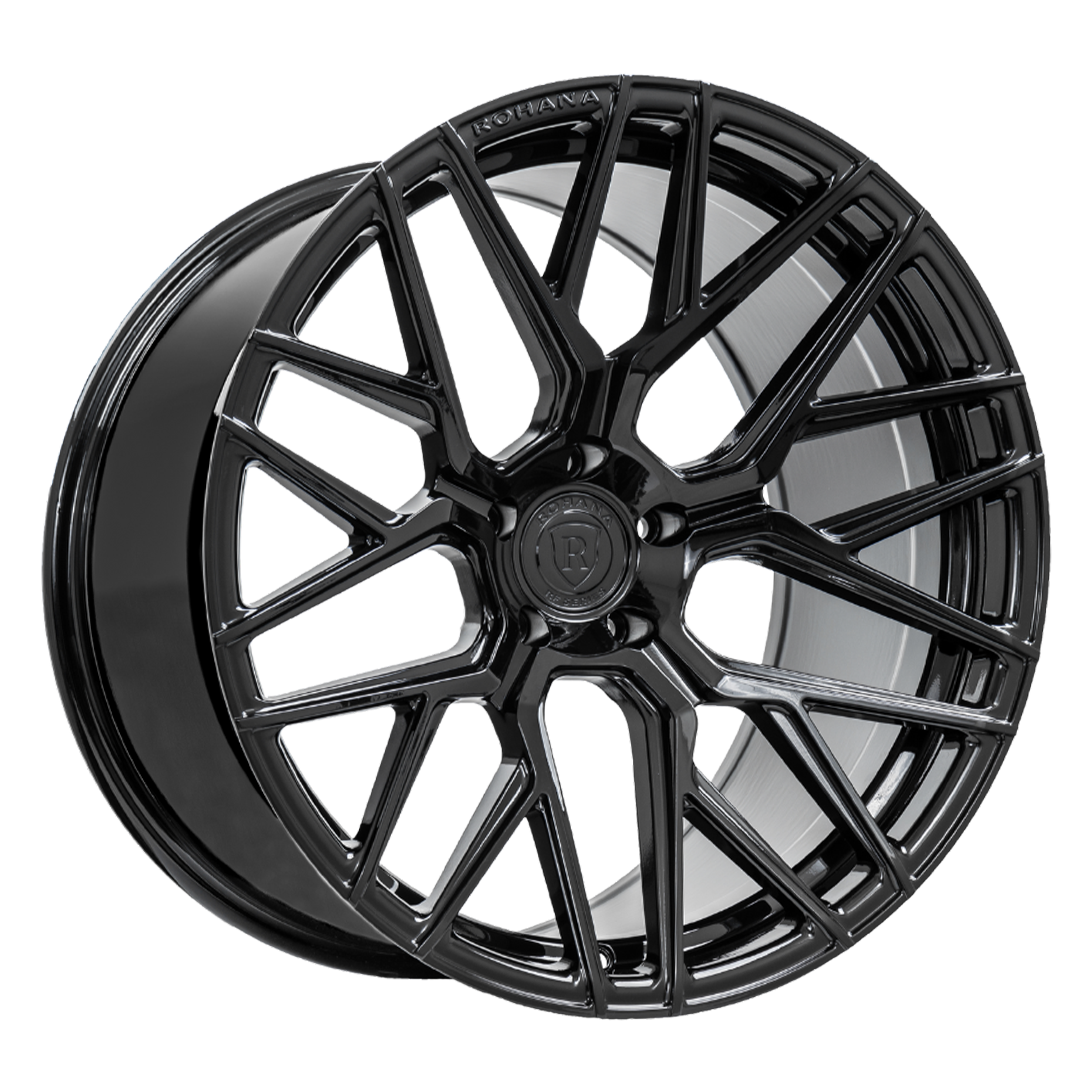 20x9 Rohana RFX10 Gloss Black (Cross Forged) 5x112 35mm