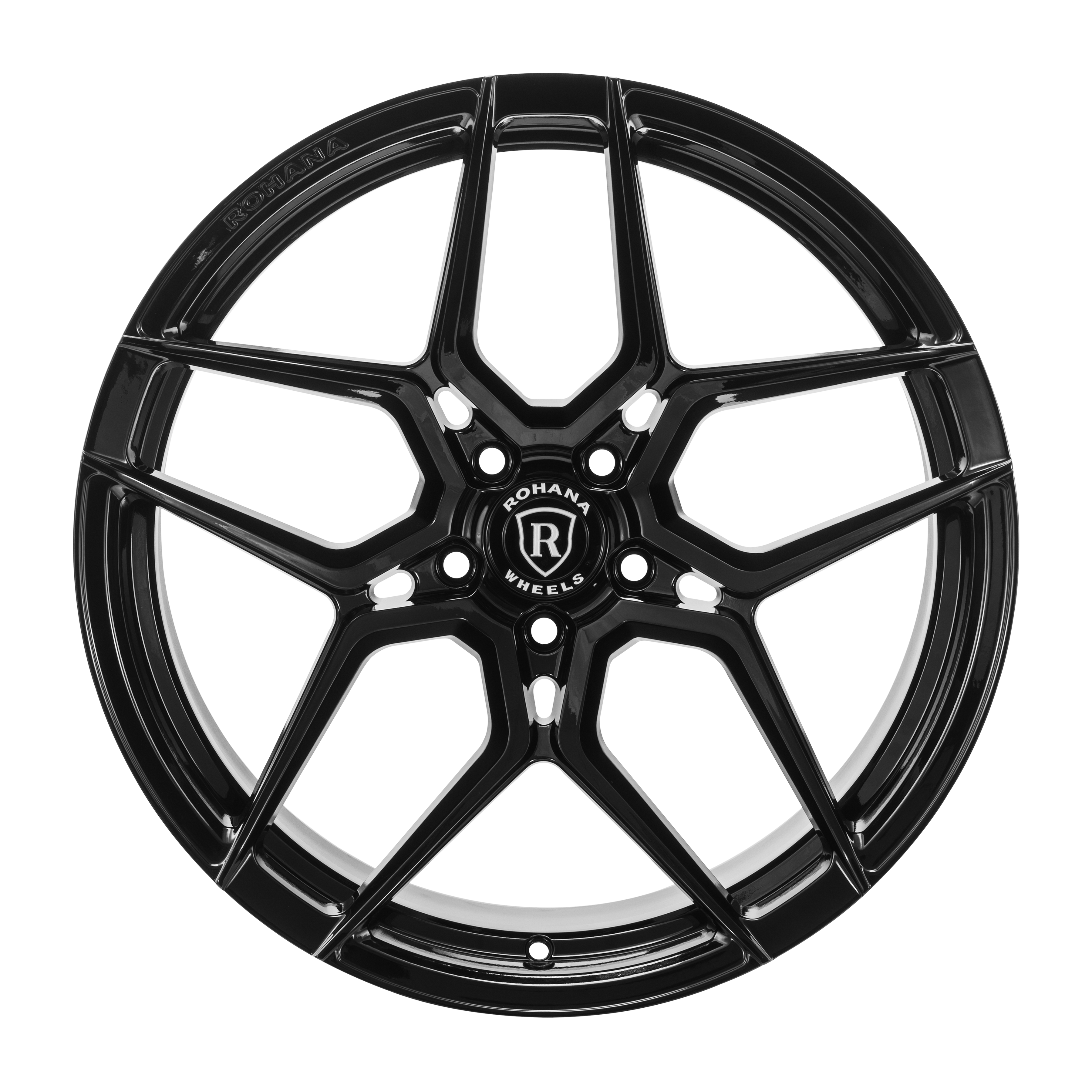 22x10.5 Rohana RFX11 Gloss Black (Cross Forged) (Deep Concave) 5x130 22mm