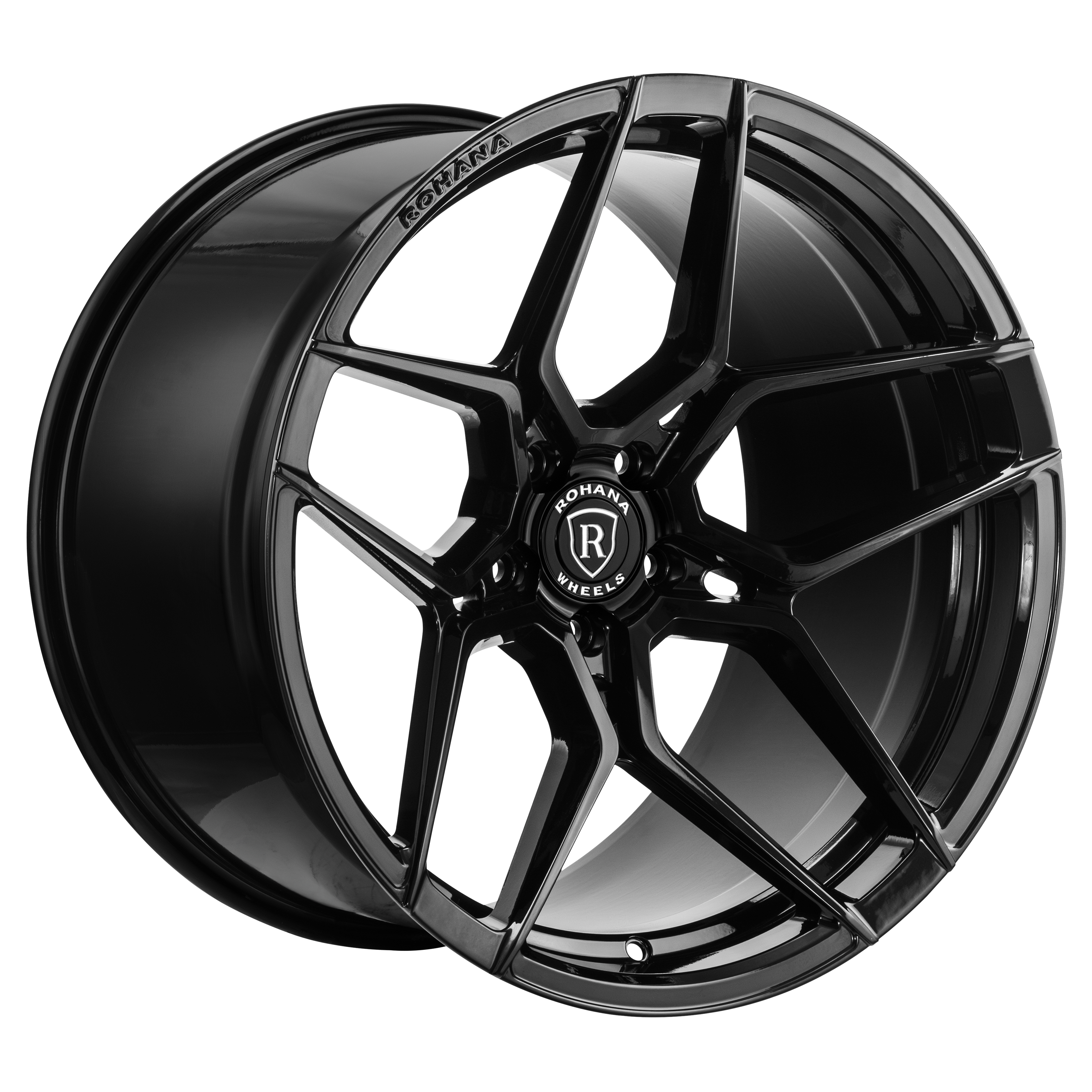 22x10.5 Rohana RFX11 Gloss Black (Cross Forged) (Deep Concave) 5x130 22mm