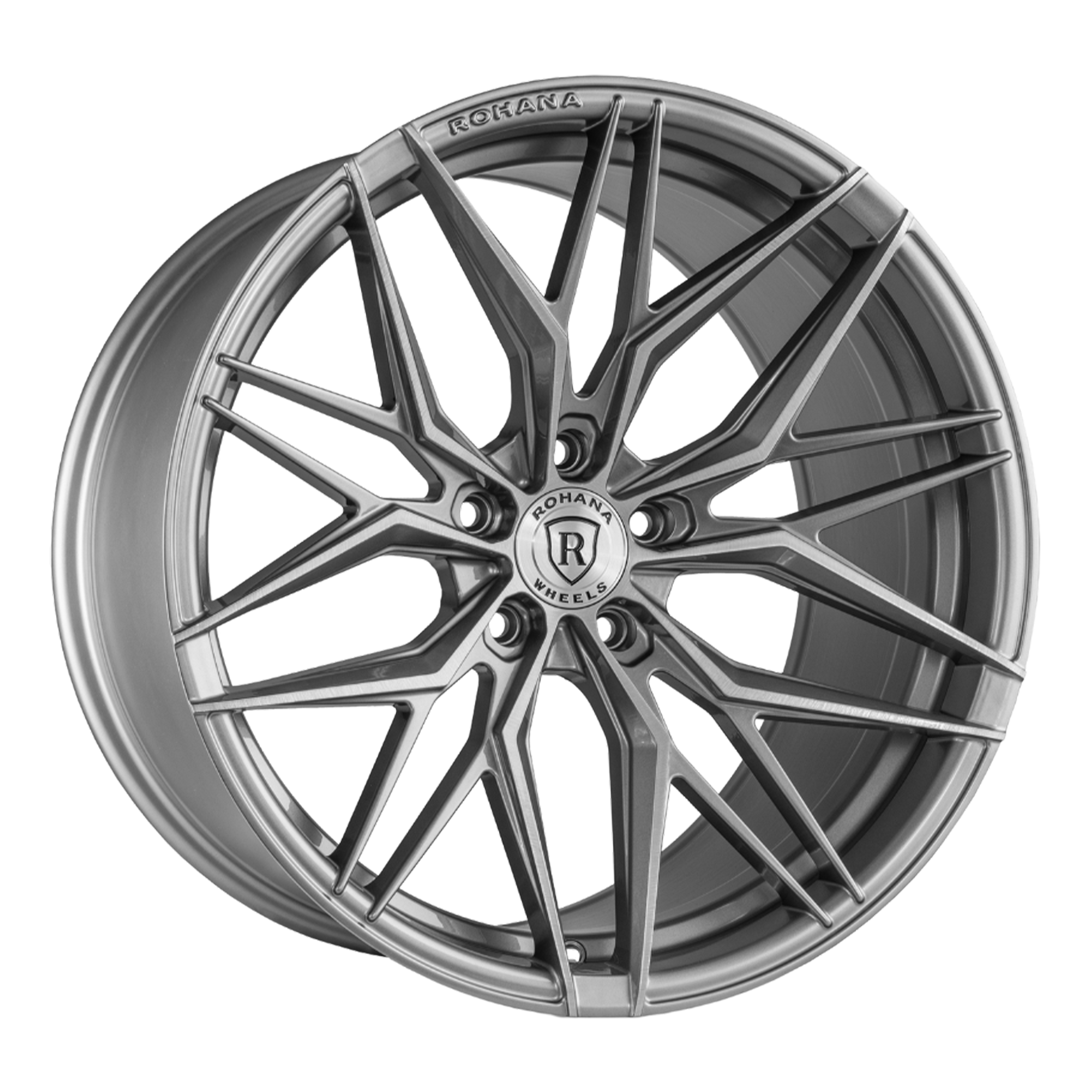 21x9 Rohana RFX17 Brushed Titanium (Cross Forged) 5x120 30mm