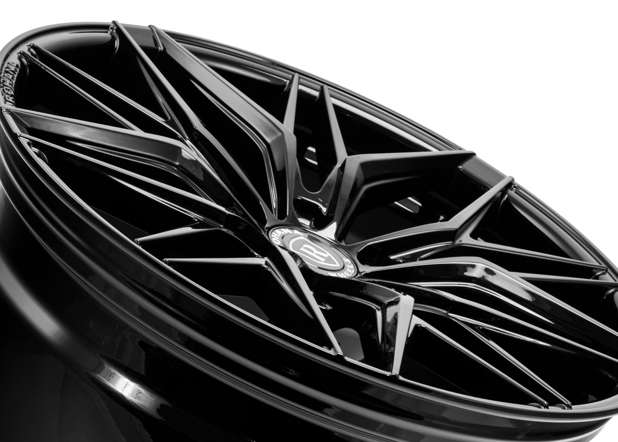 20x8 Rohana RFX17 Gloss Black (Cross Forged) 5x112 30mm