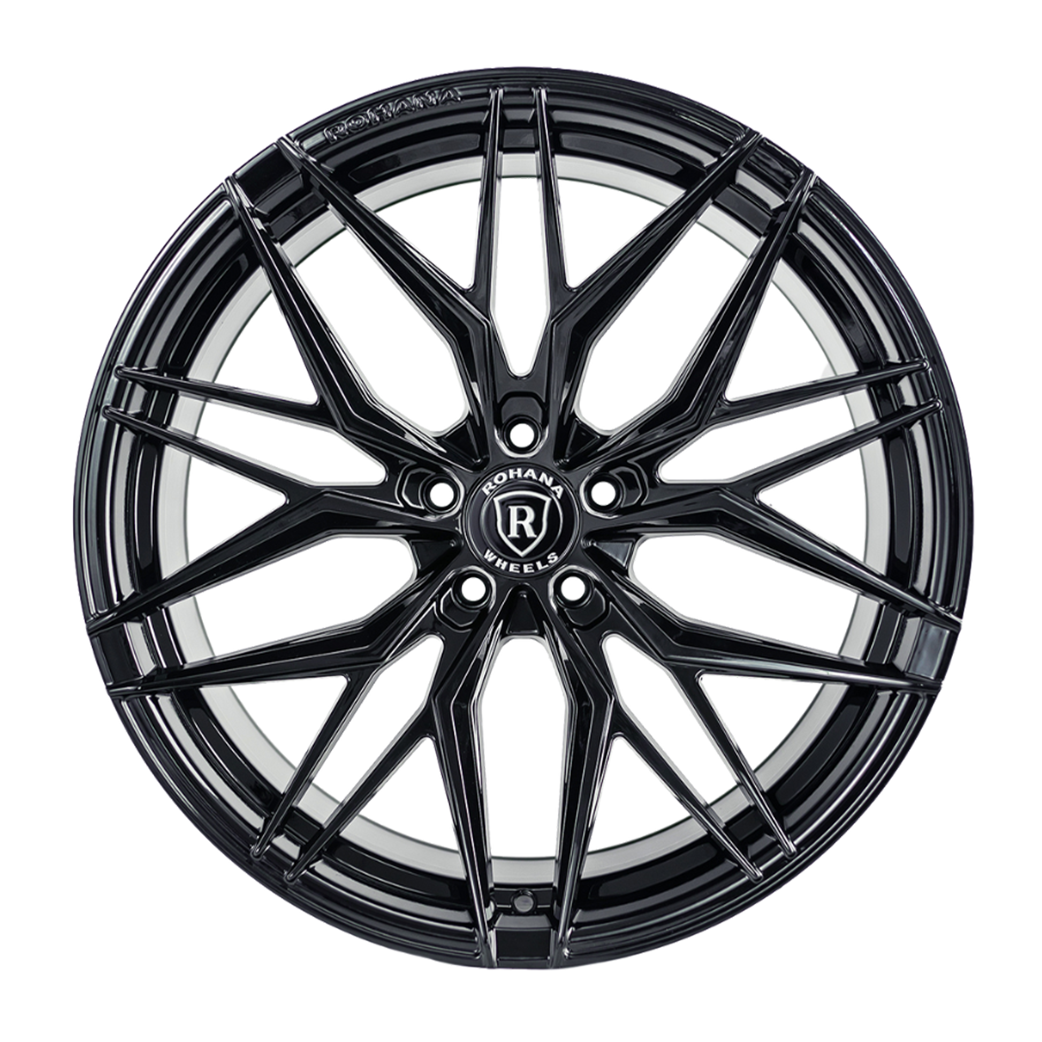 21x10.5 Rohana RFX17 Gloss Black (Cross Forged) (Deep Concave) 5x112 20mm