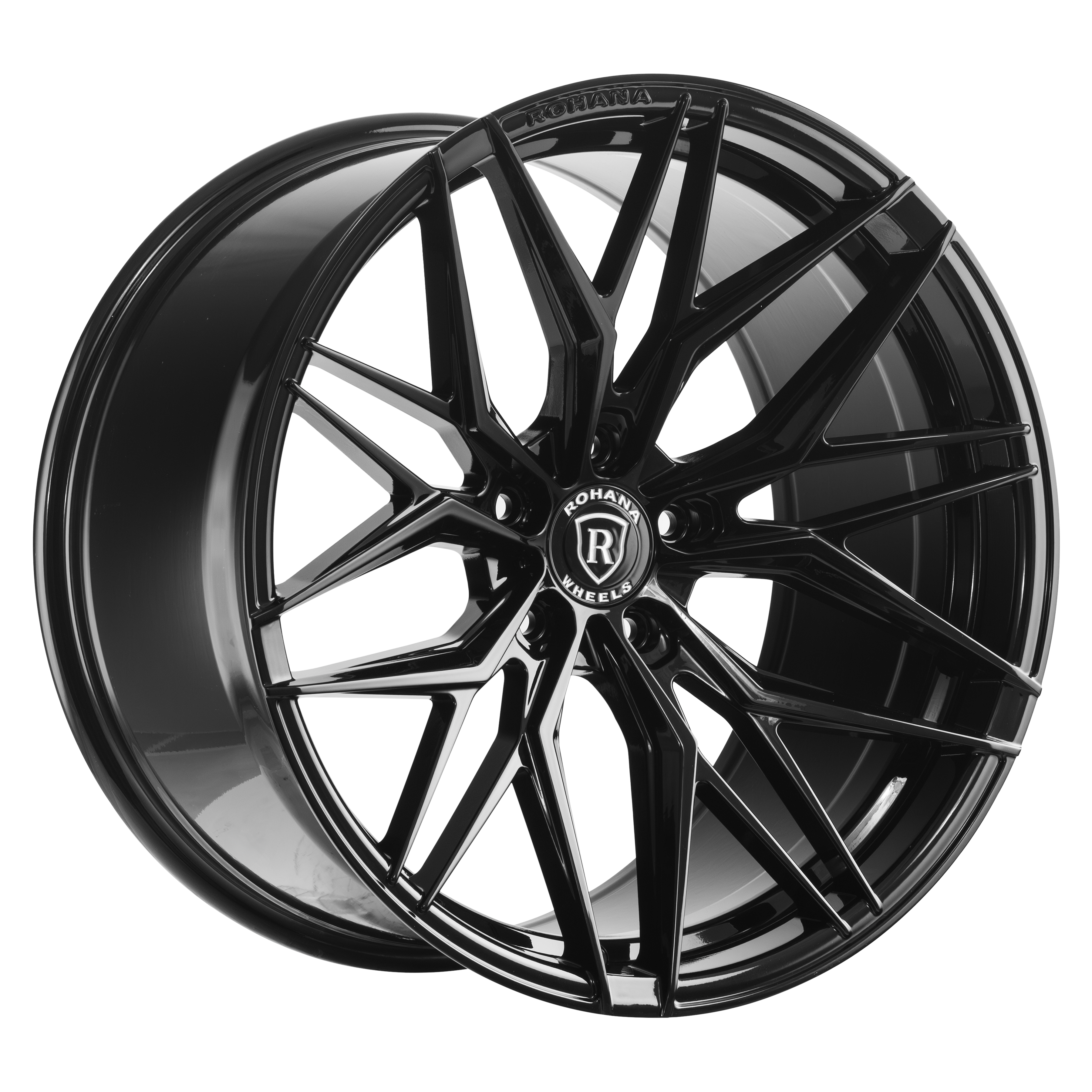 19x8.5 Rohana RFX17 Gloss Black (Cross Forged) 5x4.5/114.3 35mm