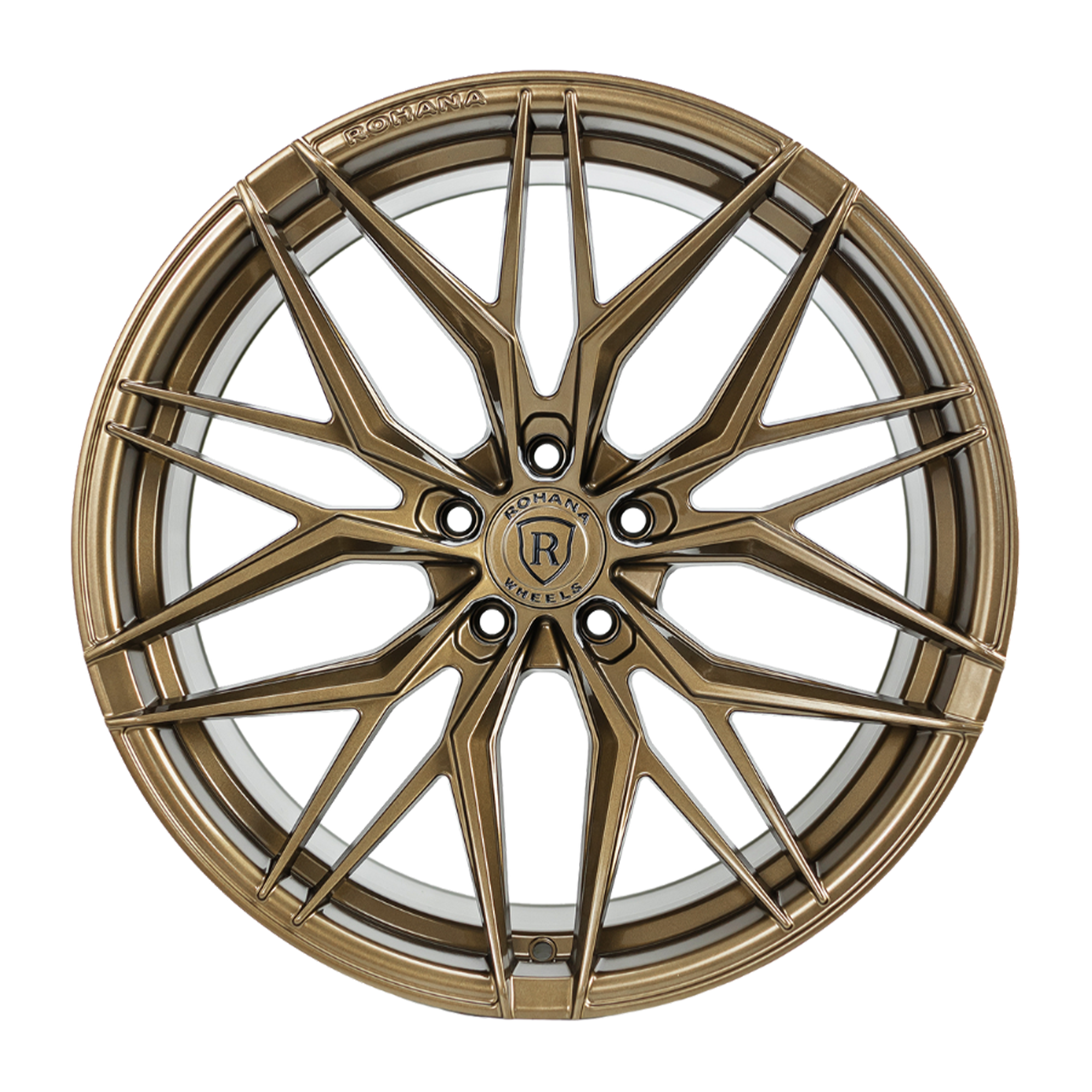 20x10 Rohana RFX17 Gloss Bronze (Cross Forged) (Deep Concave) 5x112 43mm