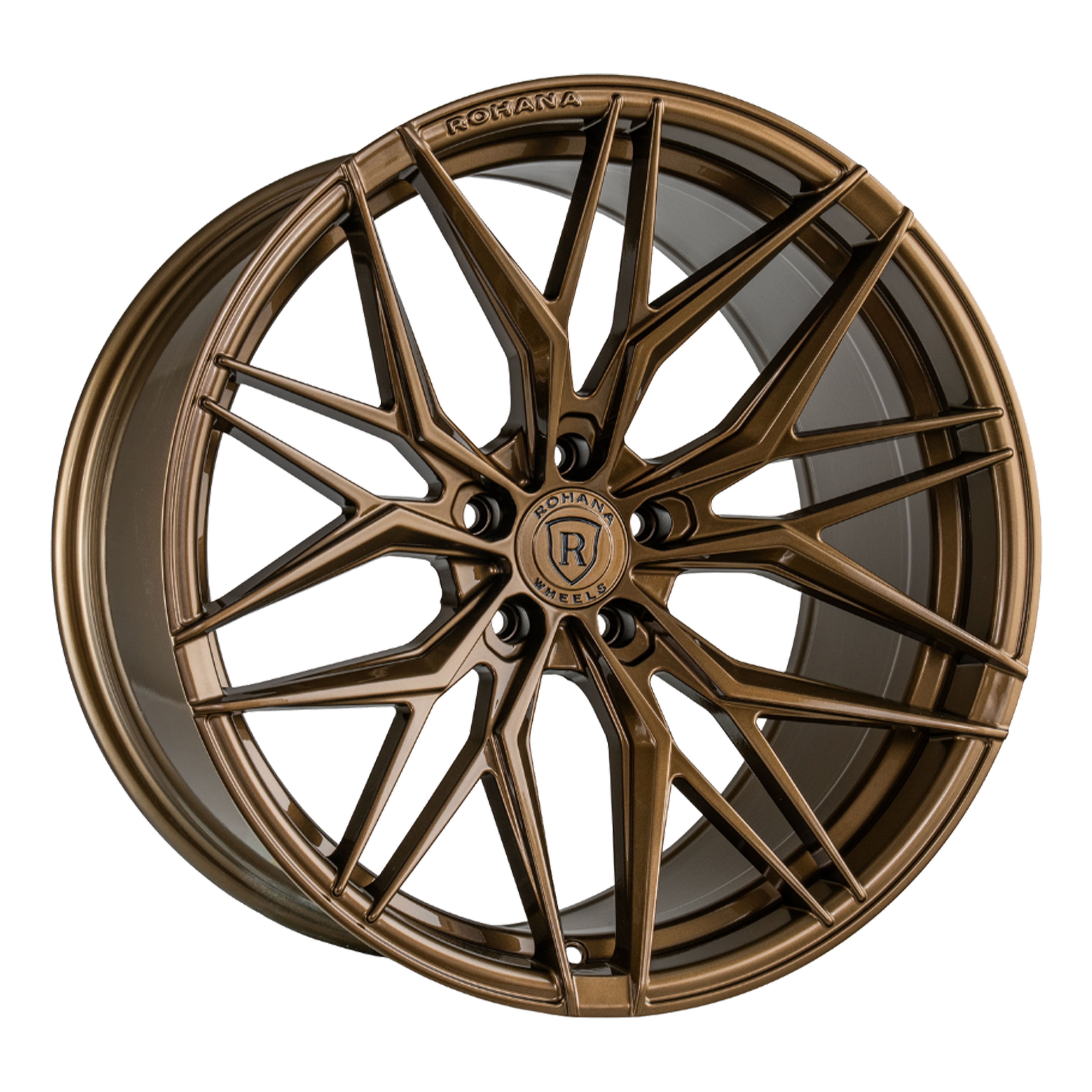 20x10 Rohana RFX17 Gloss Bronze (Cross Forged) (Deep Concave) 5x112 22mm