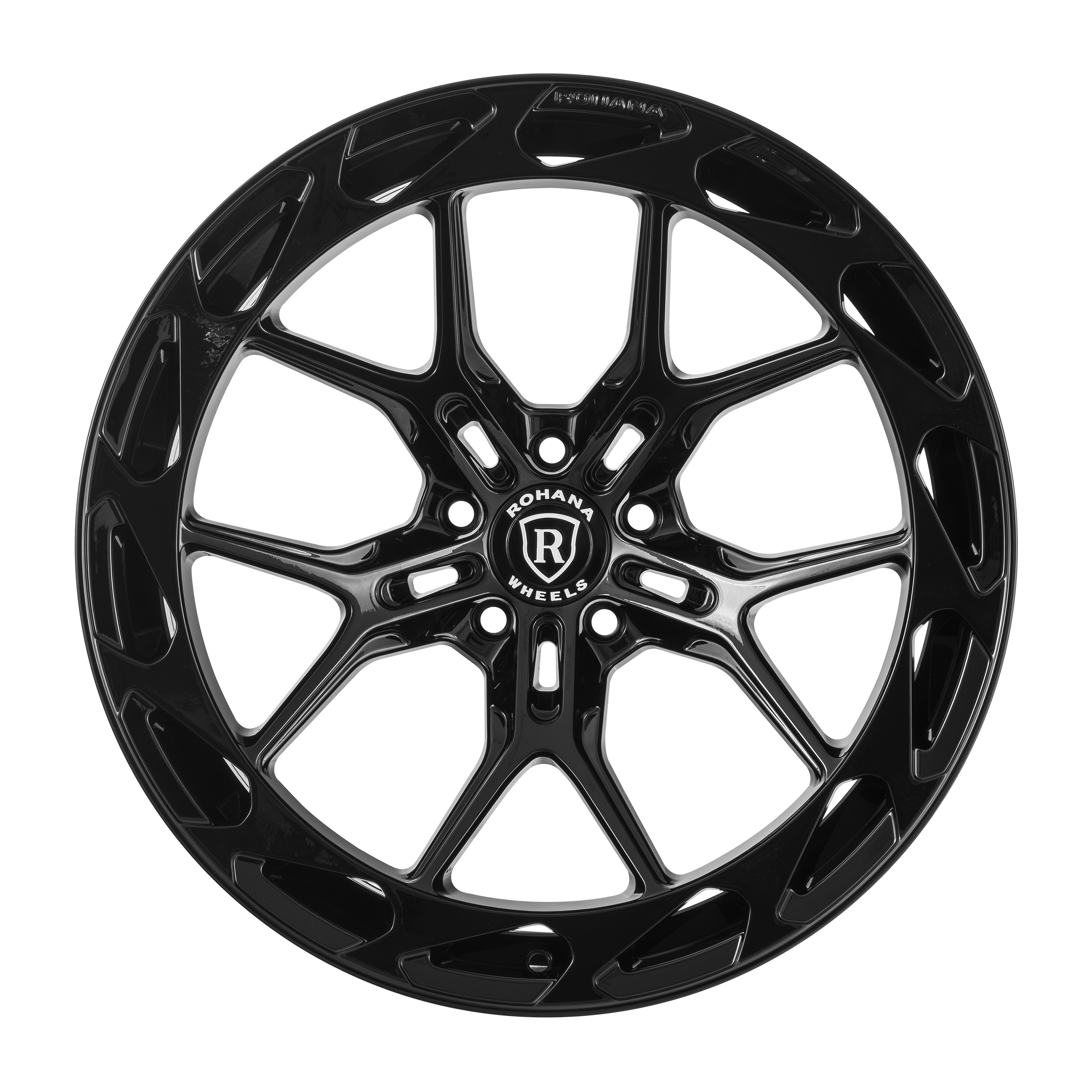 20x9 Rohana RFX19 Gloss Black (Cross Forged) 5x112 35mm