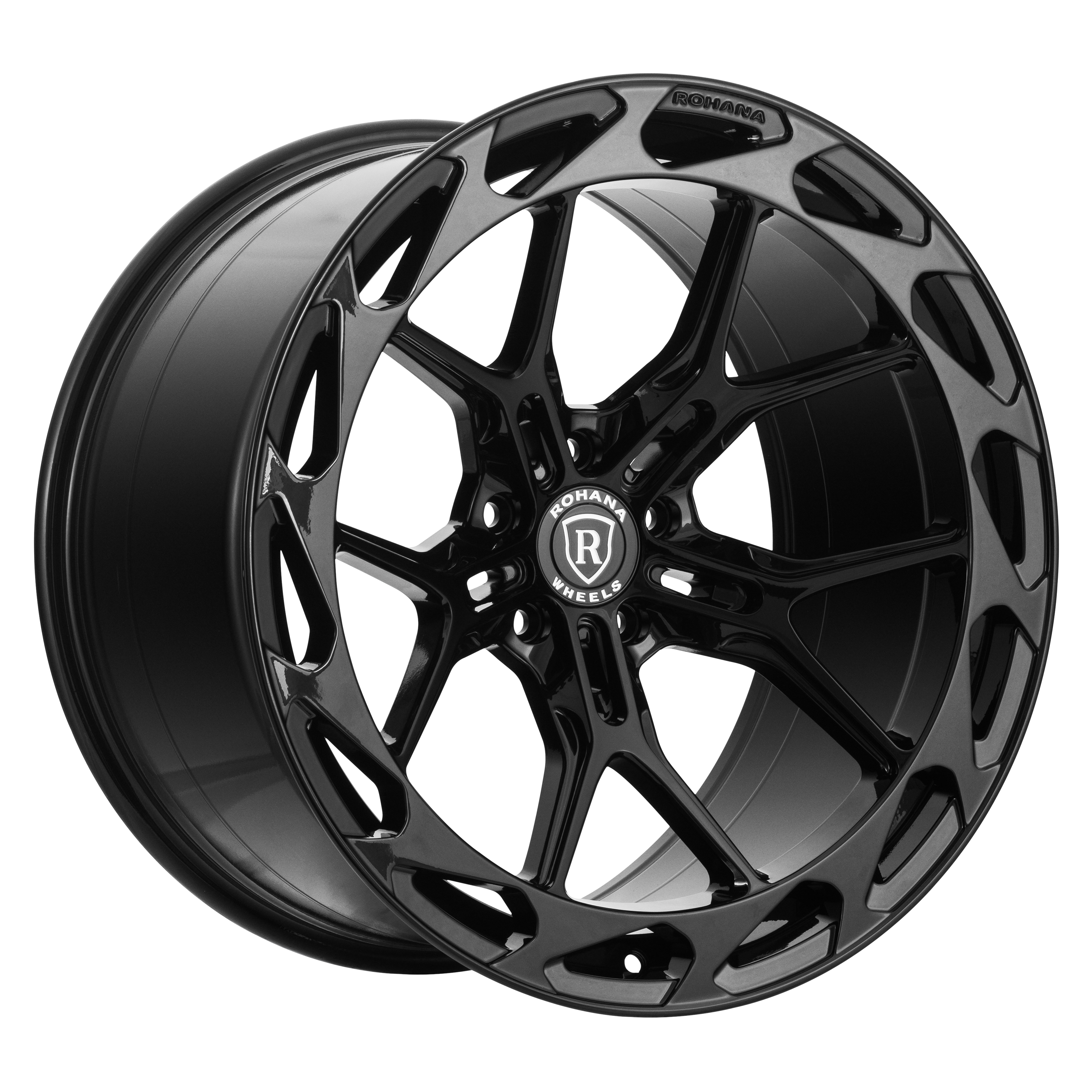 20x9 Rohana RFX19 Gloss Black (Cross Forged) 5x112 35mm