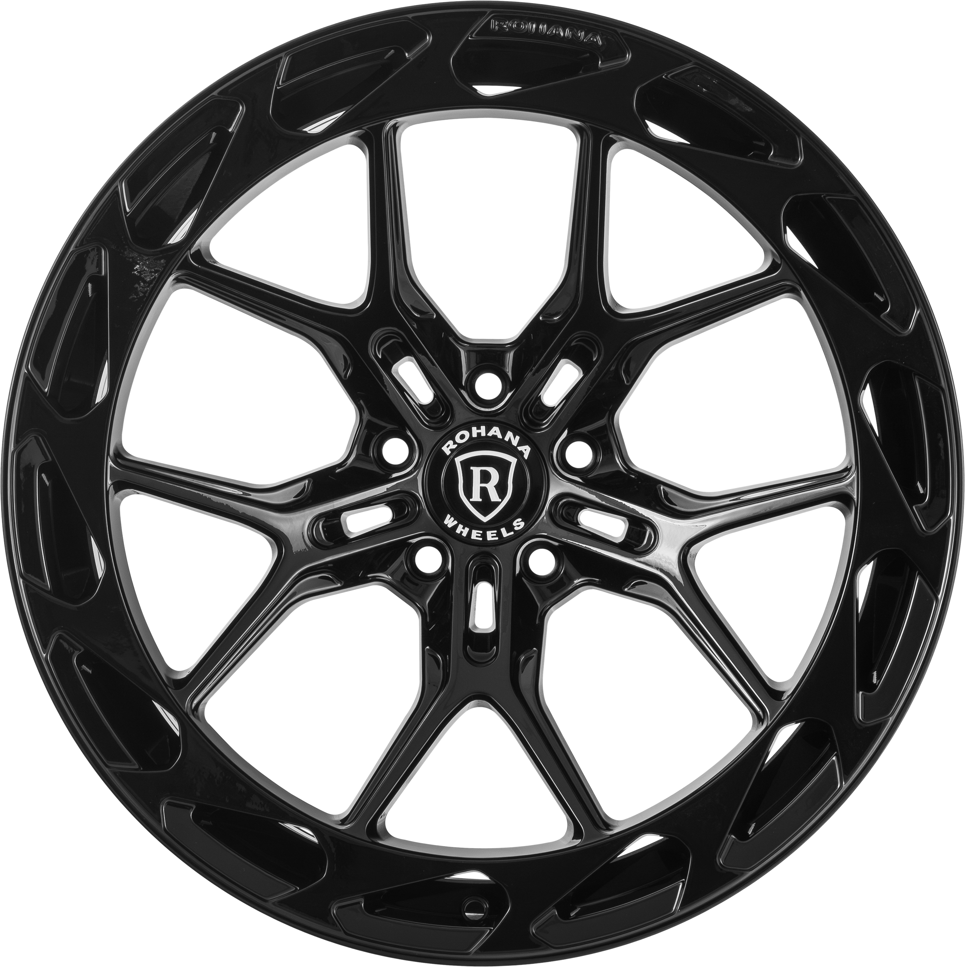 20x9 Rohana RFX19 Gloss Black (Cross Forged) 5x112 35mm