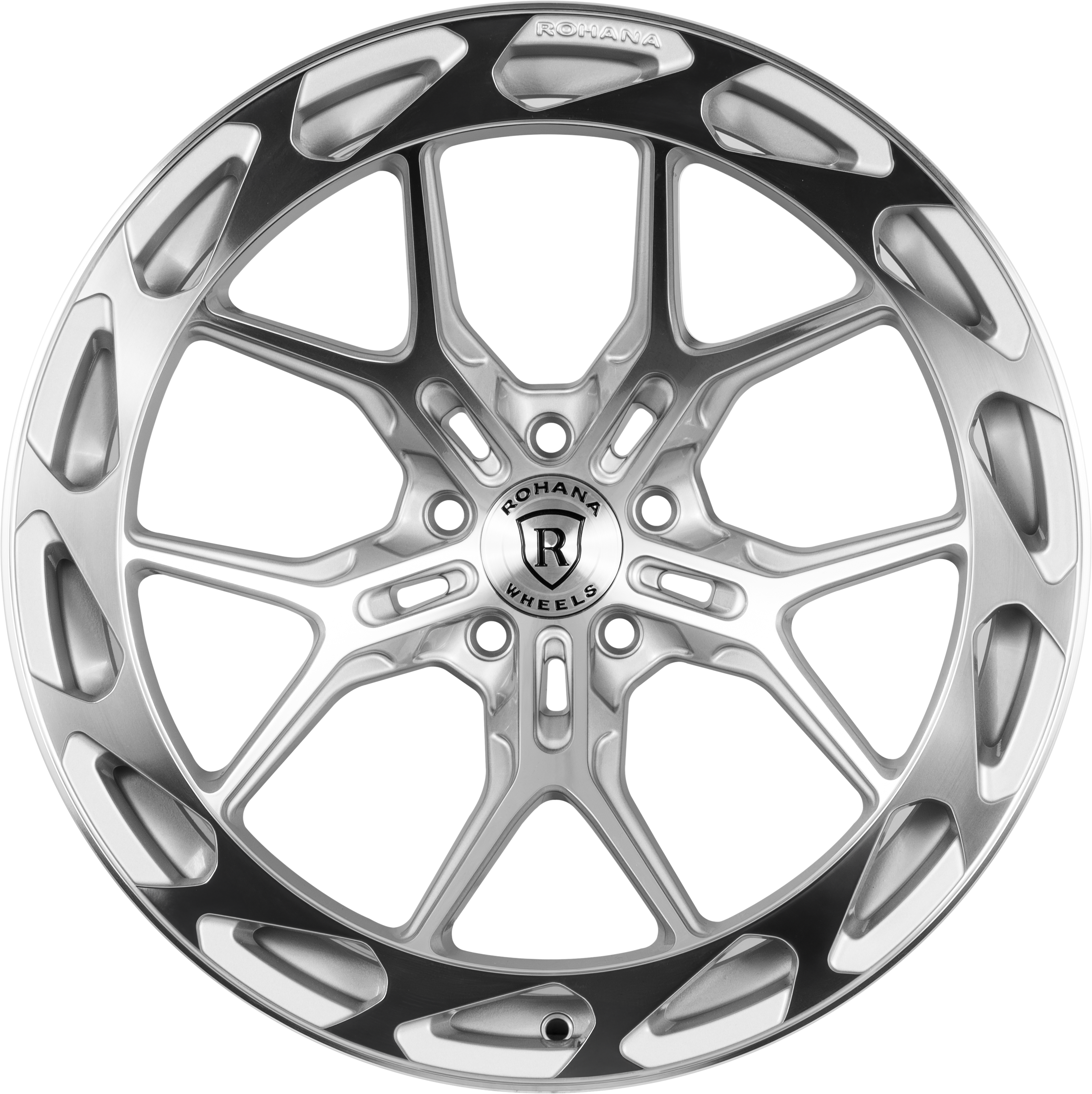 20x9 Rohana RFX19 Machine Silver (Cross Forged) 5x120 35mm