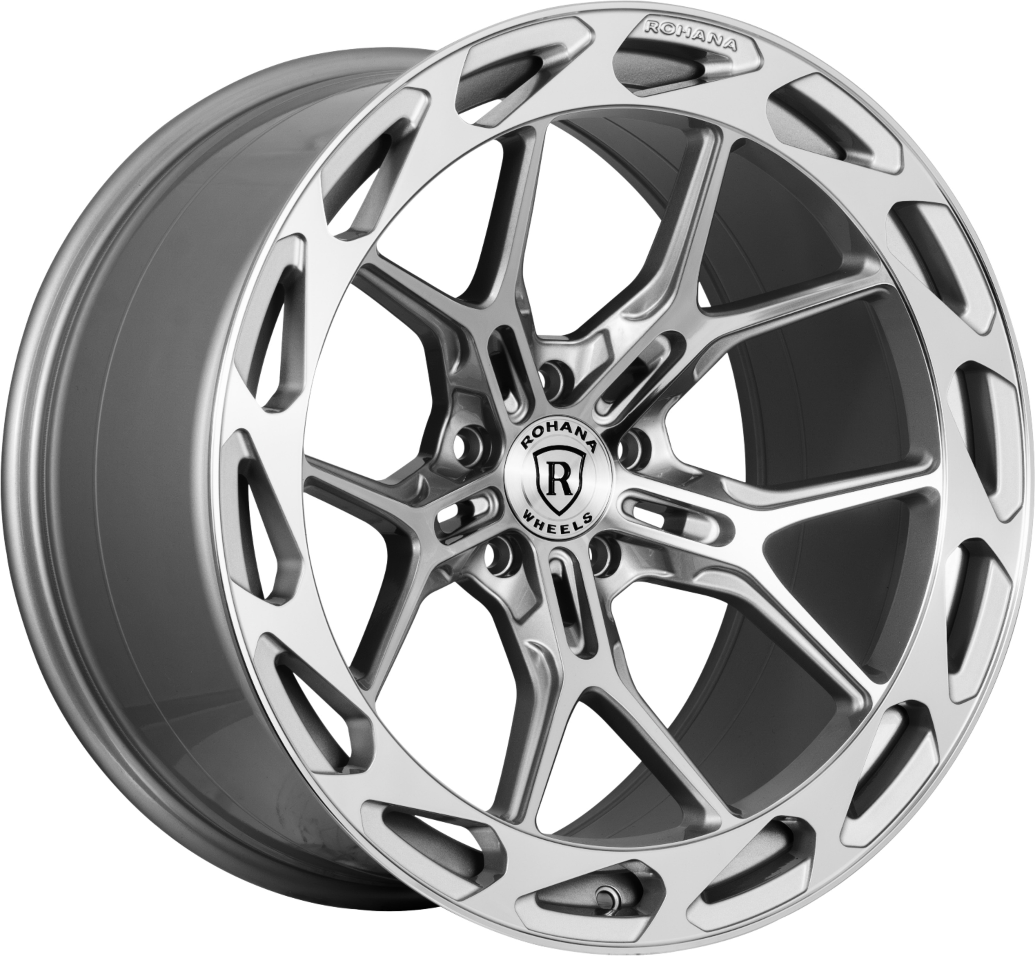 20x9 Rohana RFX19 Machine Silver (Cross Forged) 5x120 35mm