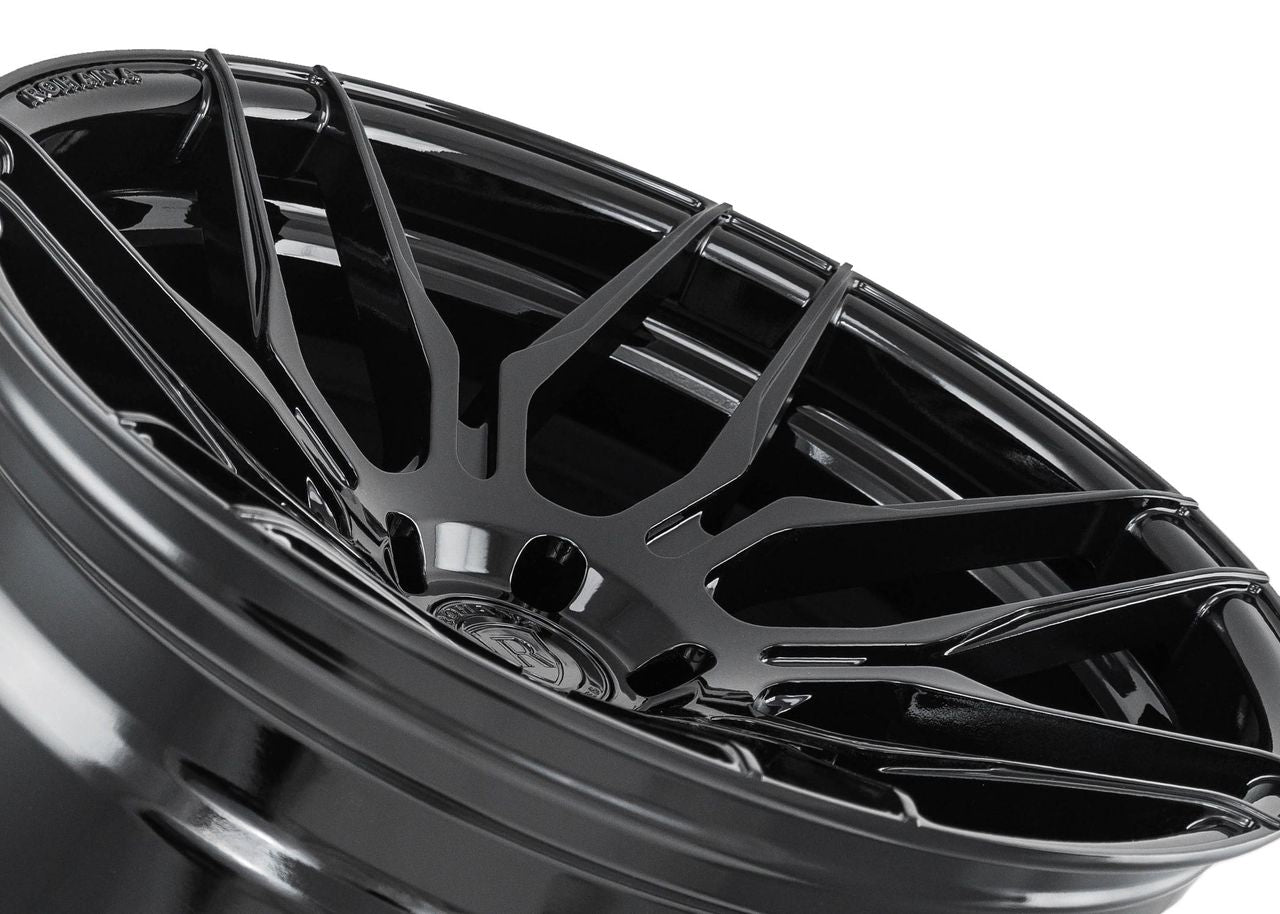 20x12 Rohana RFX7 Gloss Black (Extra Deep) (True Directional) (Cross Forged) (Left) 5x4.5/114.3 22mm