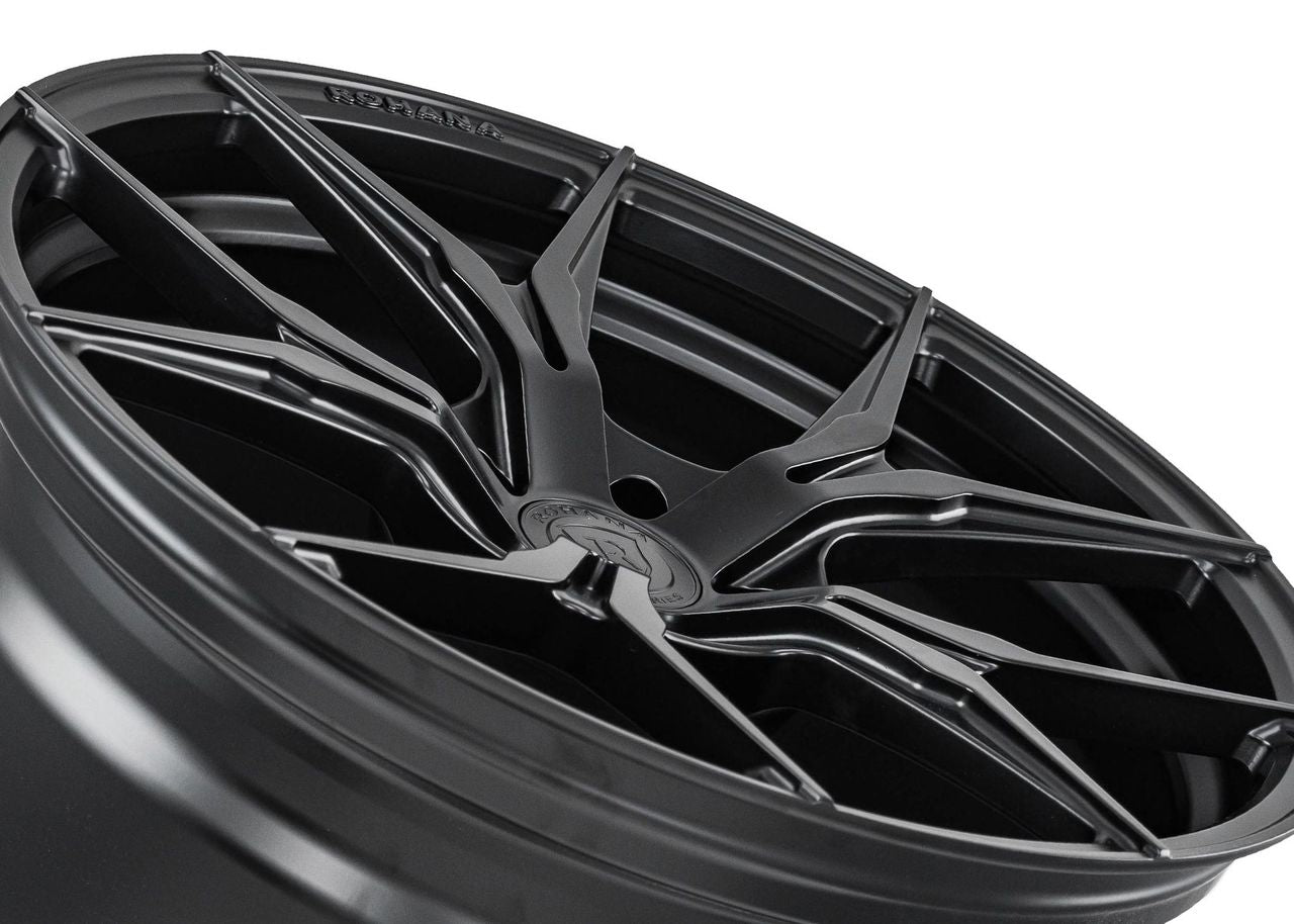 20x10 Rohana RFX5 Matte Black (Cross Forged) 5x112 33mm