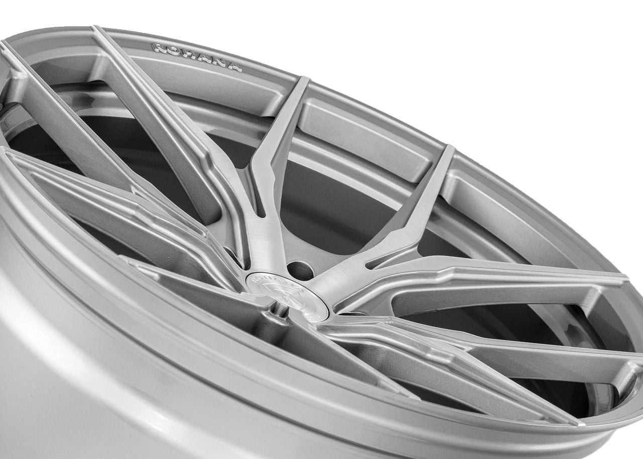 22x10.5 Rohana RFX5 Brushed Titanium (Cross Forged) 5x112 28mm