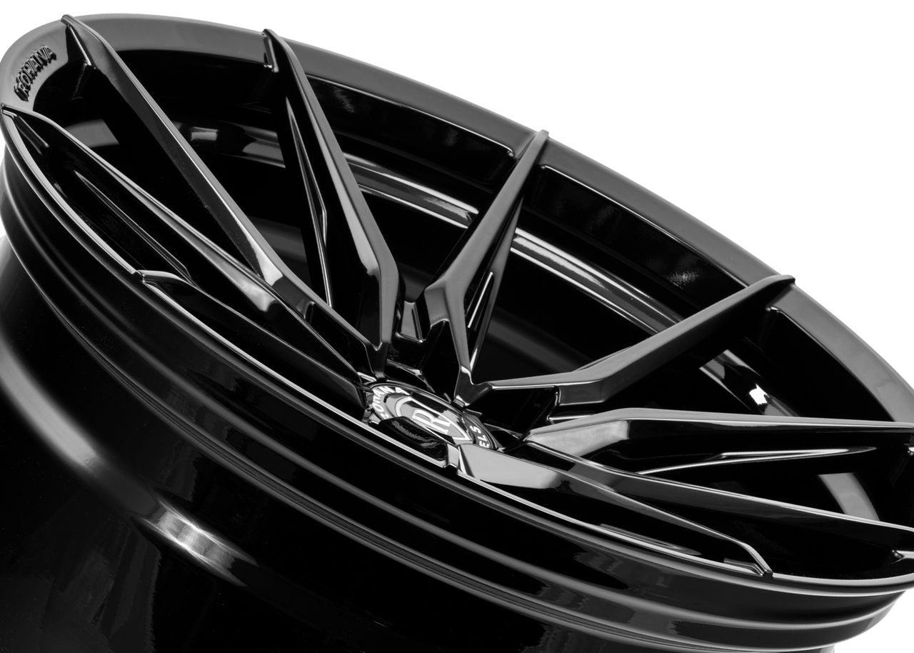 20x11 Rohana RFX13 Gloss Black (Cross Forged) (Super Deep Concave) 5x115 20mm