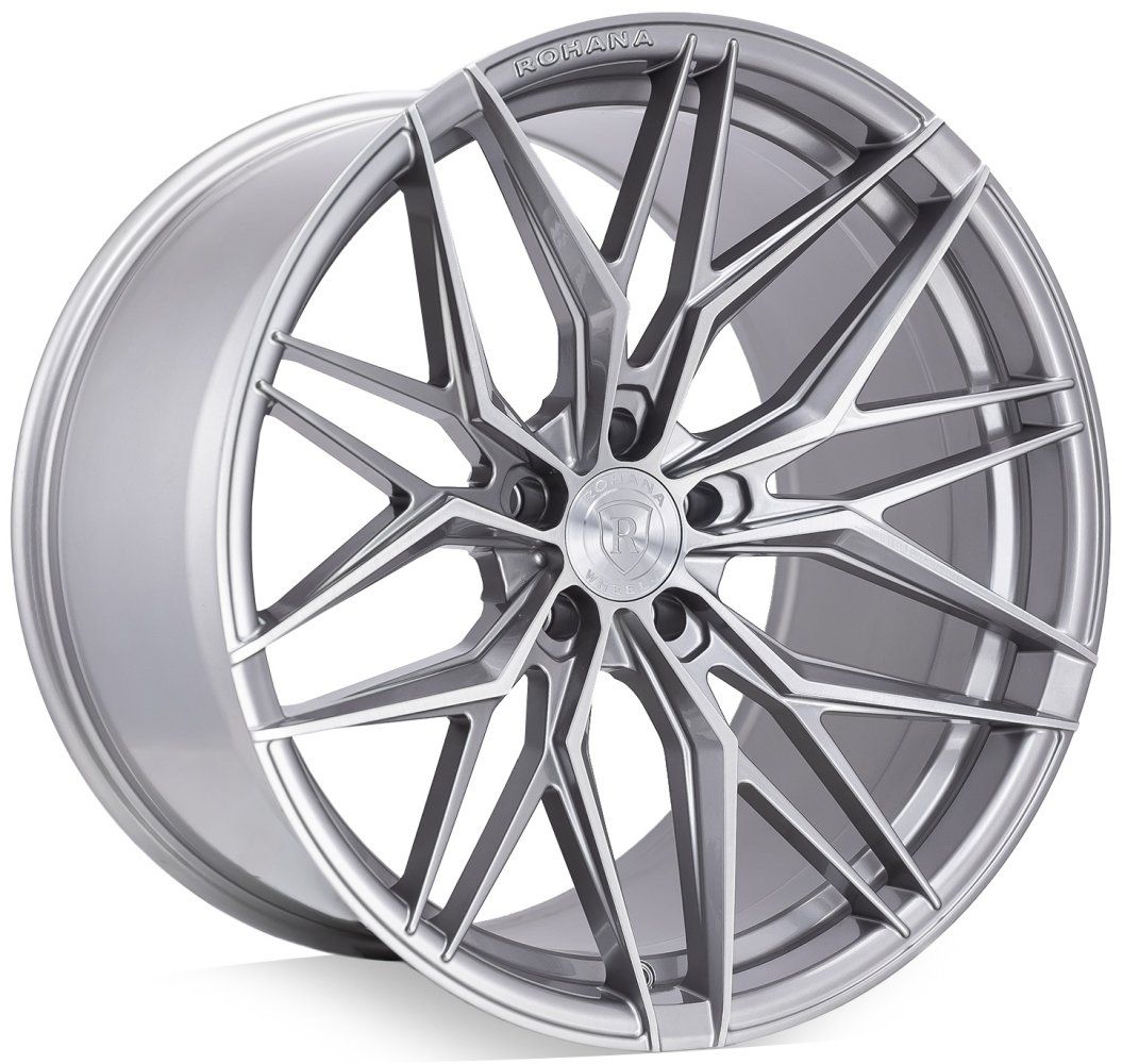 20x11 Rohana RFX17 Brushed Titanium (Cross Forged) (Super Deep Concave) 5x112 28mm