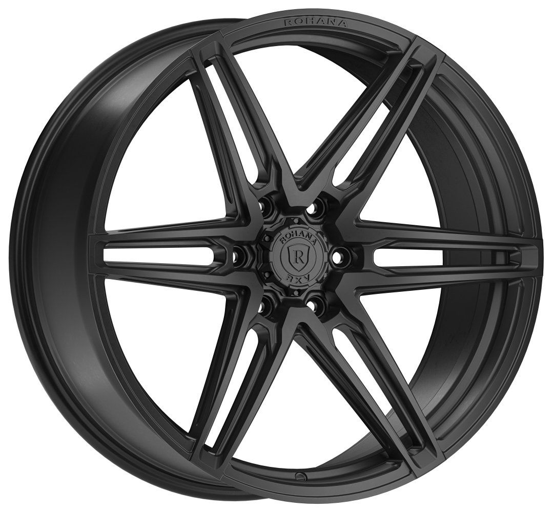 22x9.5 Rohana RFV1 Matte Black (Cross Forged) 6x135 22mm