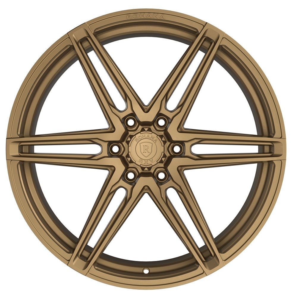 20x9.5 Rohana RFV1 Matte Bronze (Cross Forged) 6x135 18mm