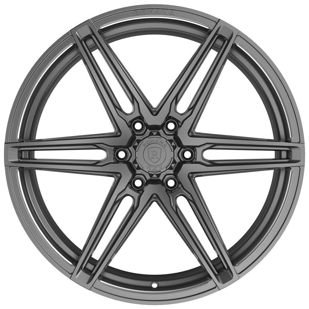 20x9.5 Rohana RFV1 Gloss Graphite (Cross Forged) 6x5.5/139.7 18mm