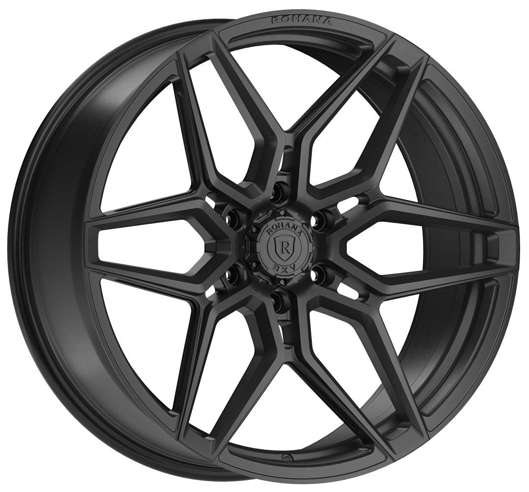 22x9.5 Rohana RFV2 Matte Black (Cross Forged) 6x135 0mm