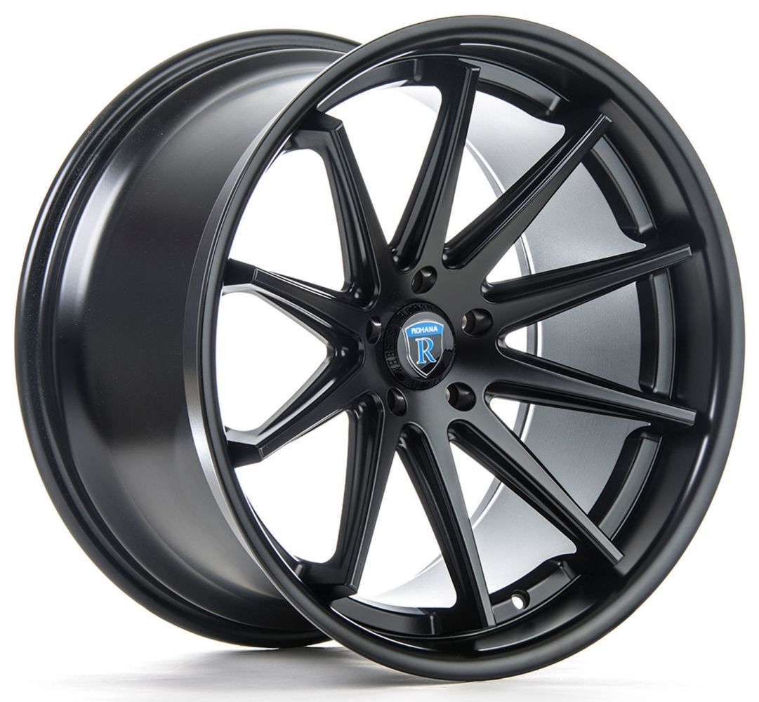 20x10 Rohana RC10 All Matte Black 5x112 22mm